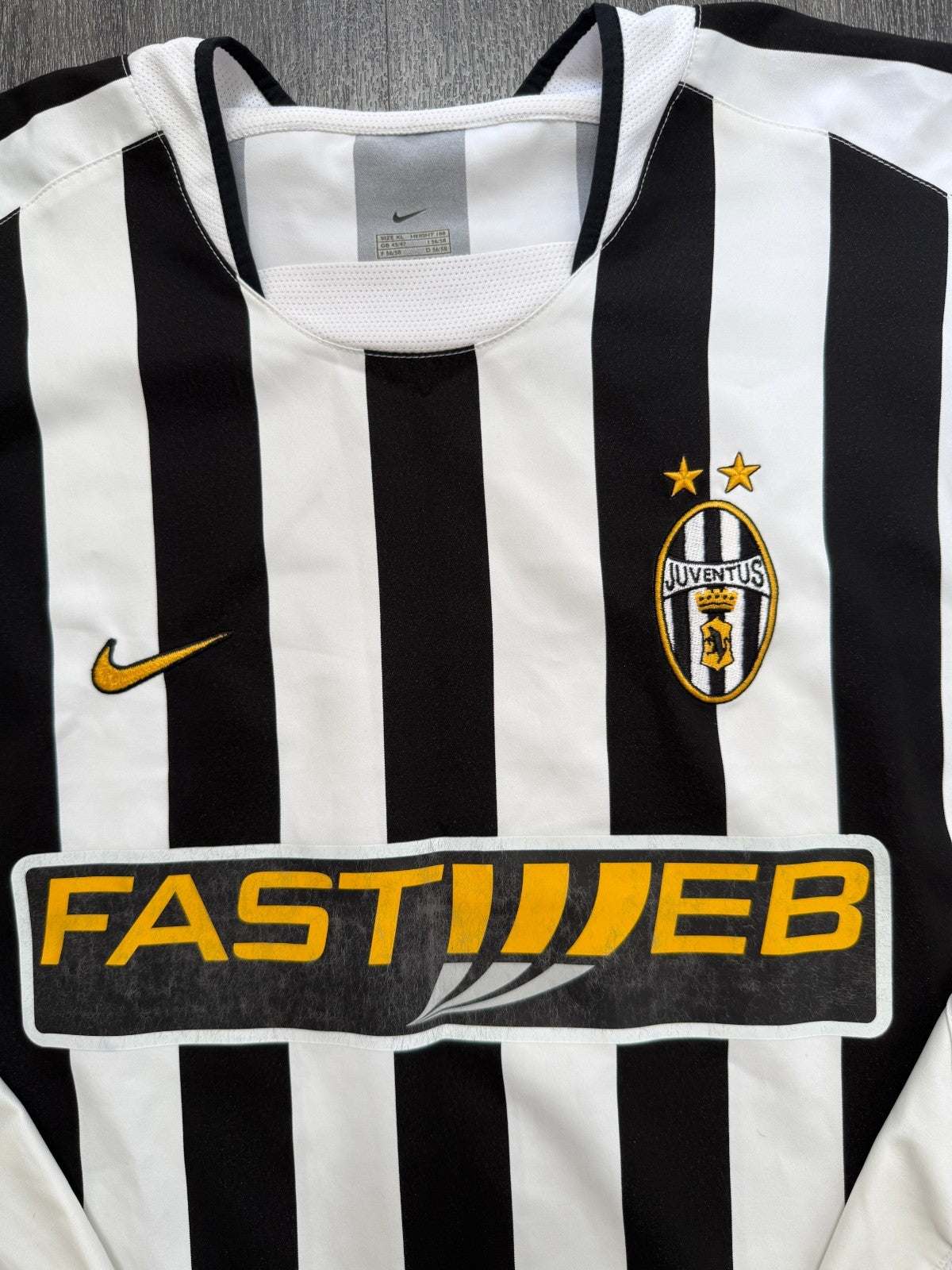 Original Nike Juventus 2003/2004 Long Sleeve Home Shirt Mens Extra Large1