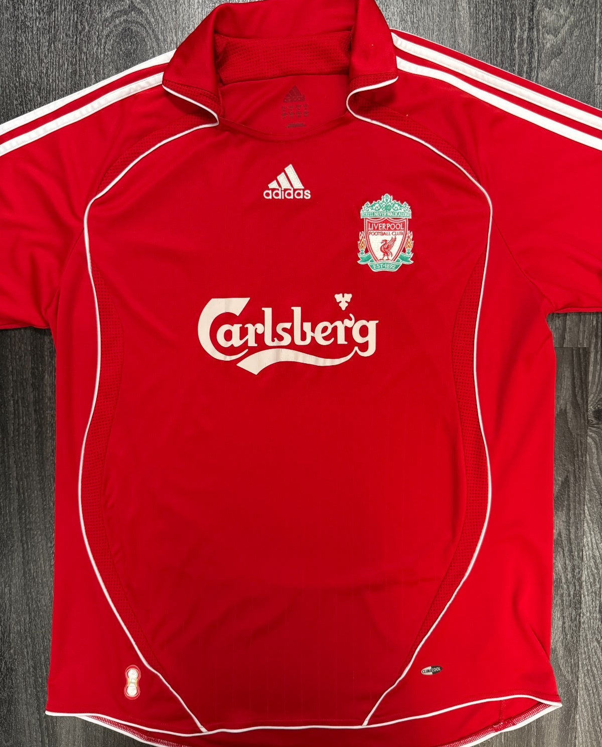 Original Adidas Liverpool 2006/2007 Home Shirt Mens Extra Large XL0