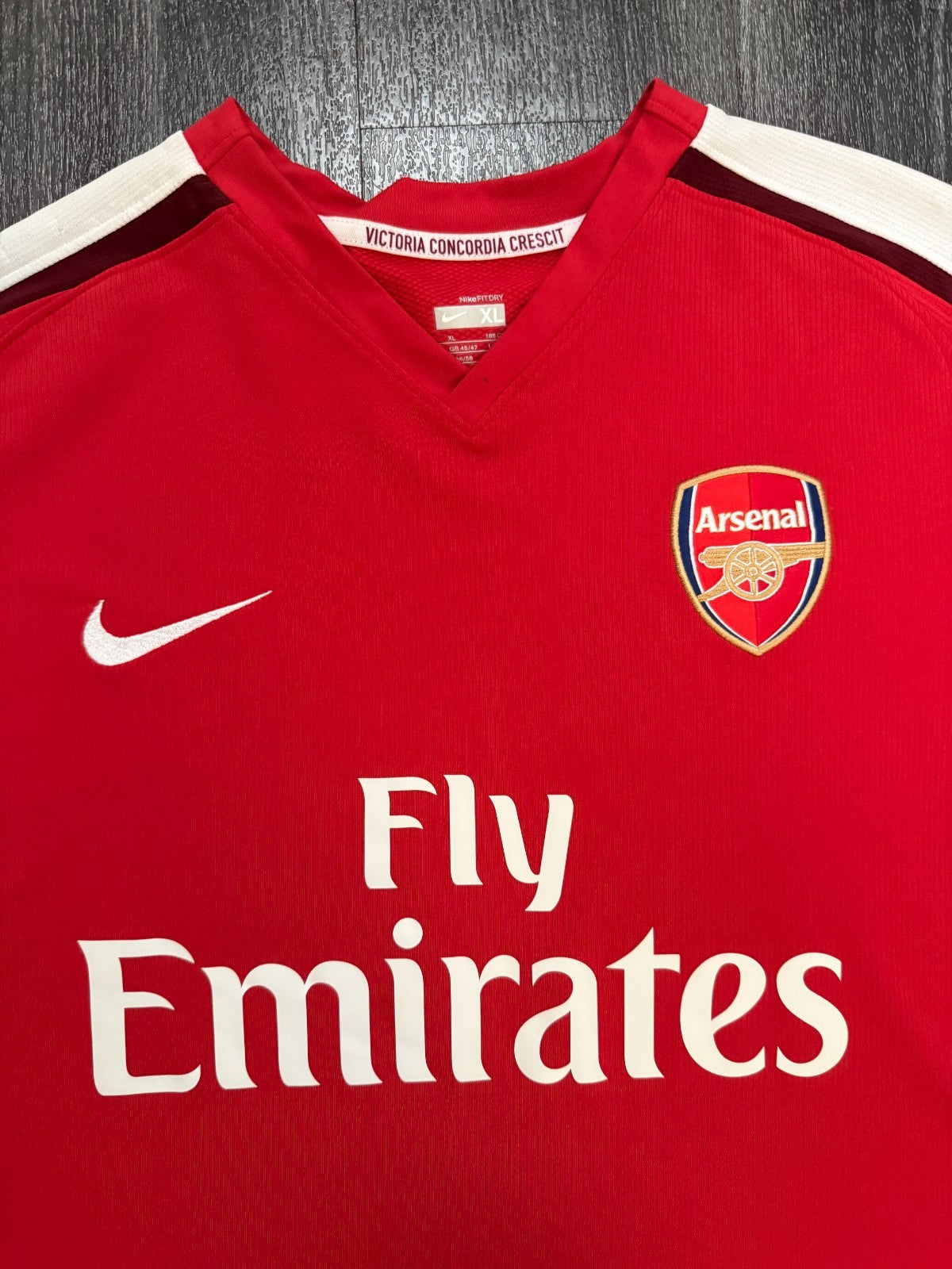 Original Nike Arsenal 2008/2009 Home Shirt Mens Extra Large XL1