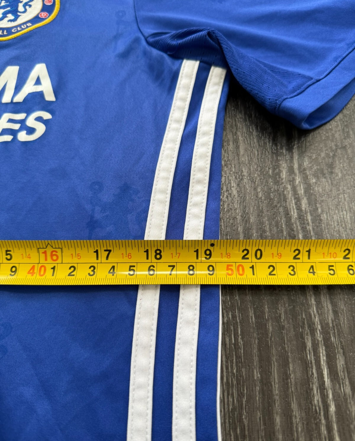 Original Authentic Adidas Chelsea 2016/2017 Home Shirt Mens Medium7