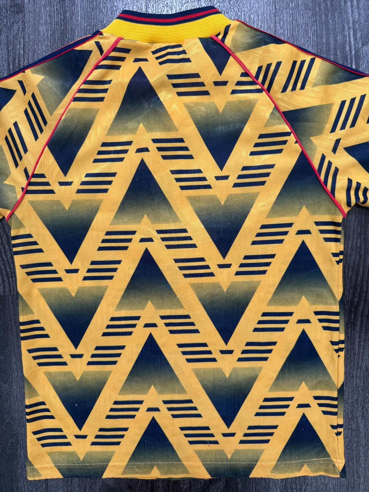 Original Adidas Arsenal 1990/1991 Bruised Banana Away Shirt Youth Large7