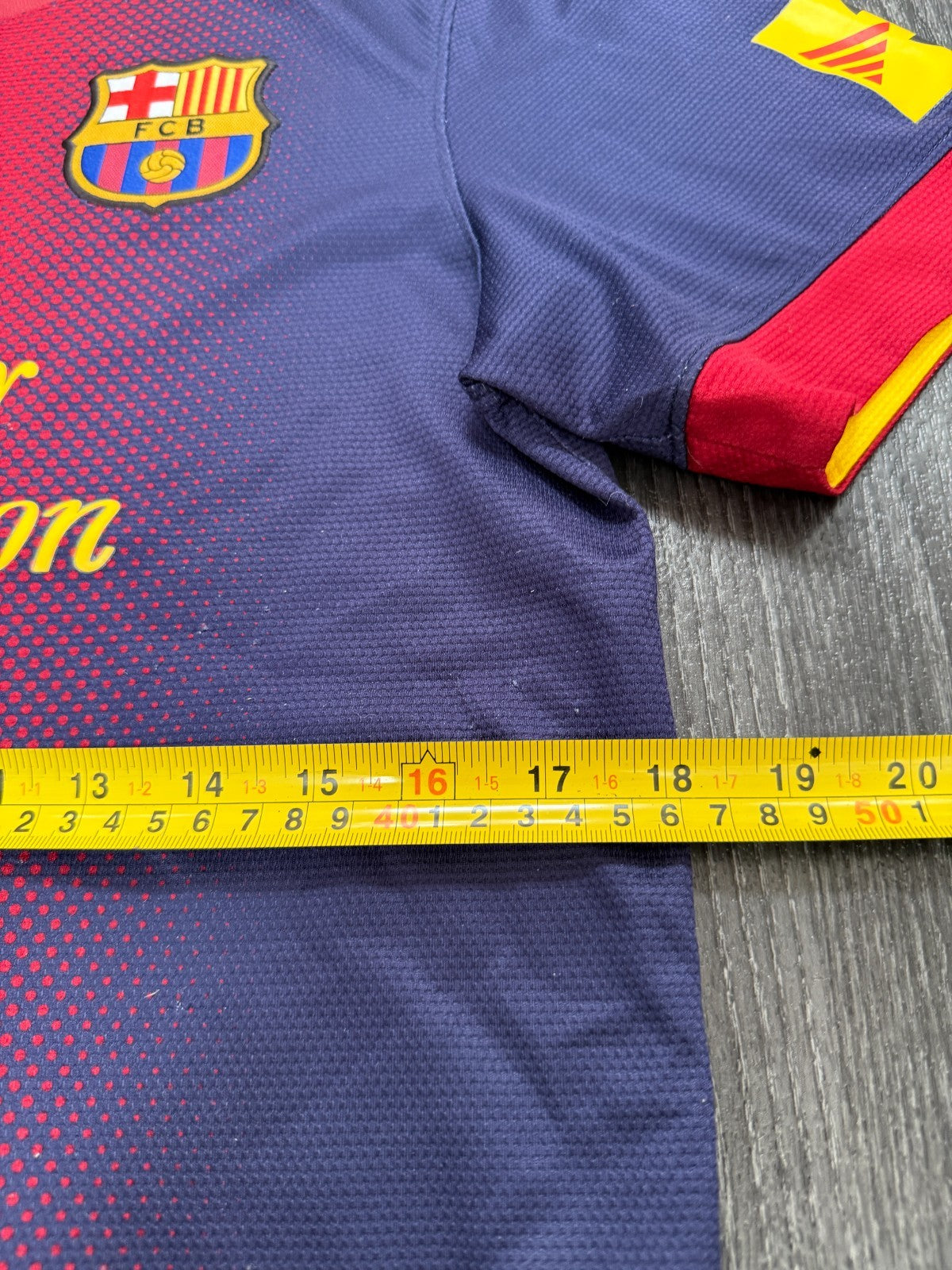 Original Nike Barcelona 2012/2013 Home Shirt DAVID VILLA 7 Mens Small9