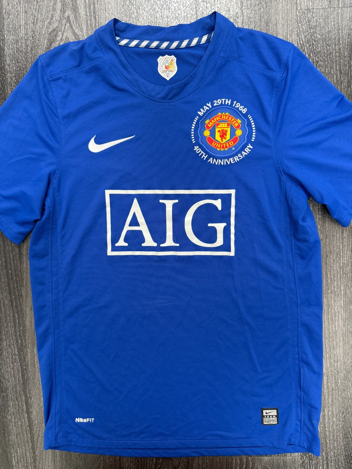 Original Authentic Nike Manchester United 2008/2009 Third Shirt Mens Small0