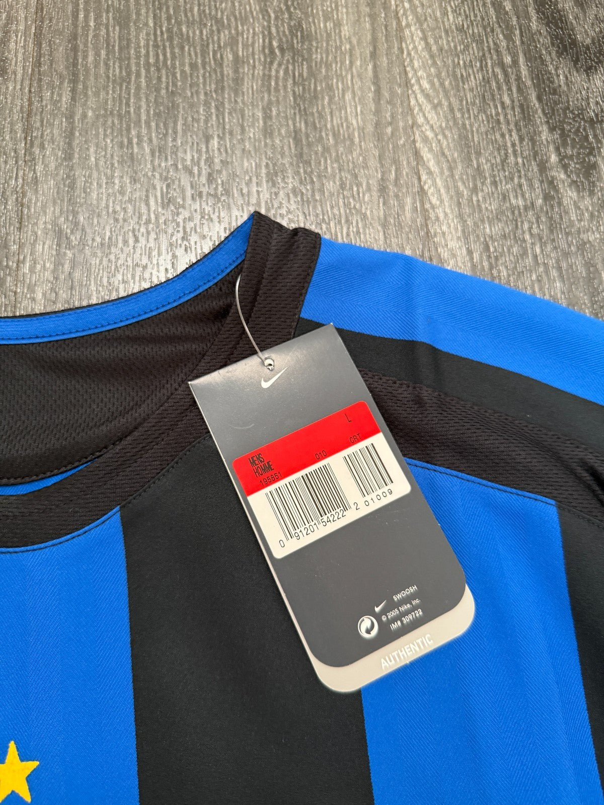 BNWT Nike Inter Milan 2005/2006 Home Shirt Mens Large L2