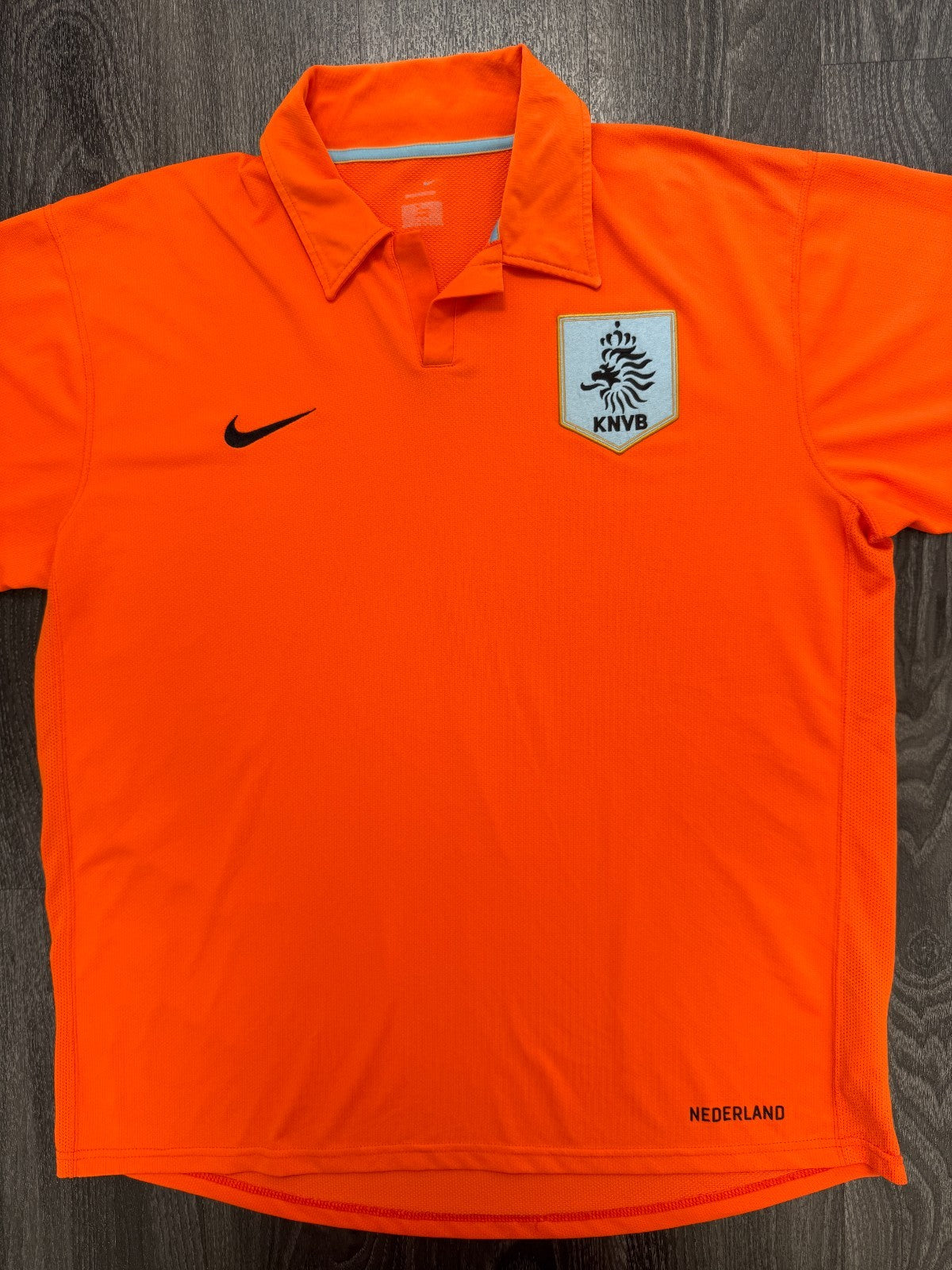 Original Authentic Nike Netherlands Holland 2006 Home Shirt Mens Large0