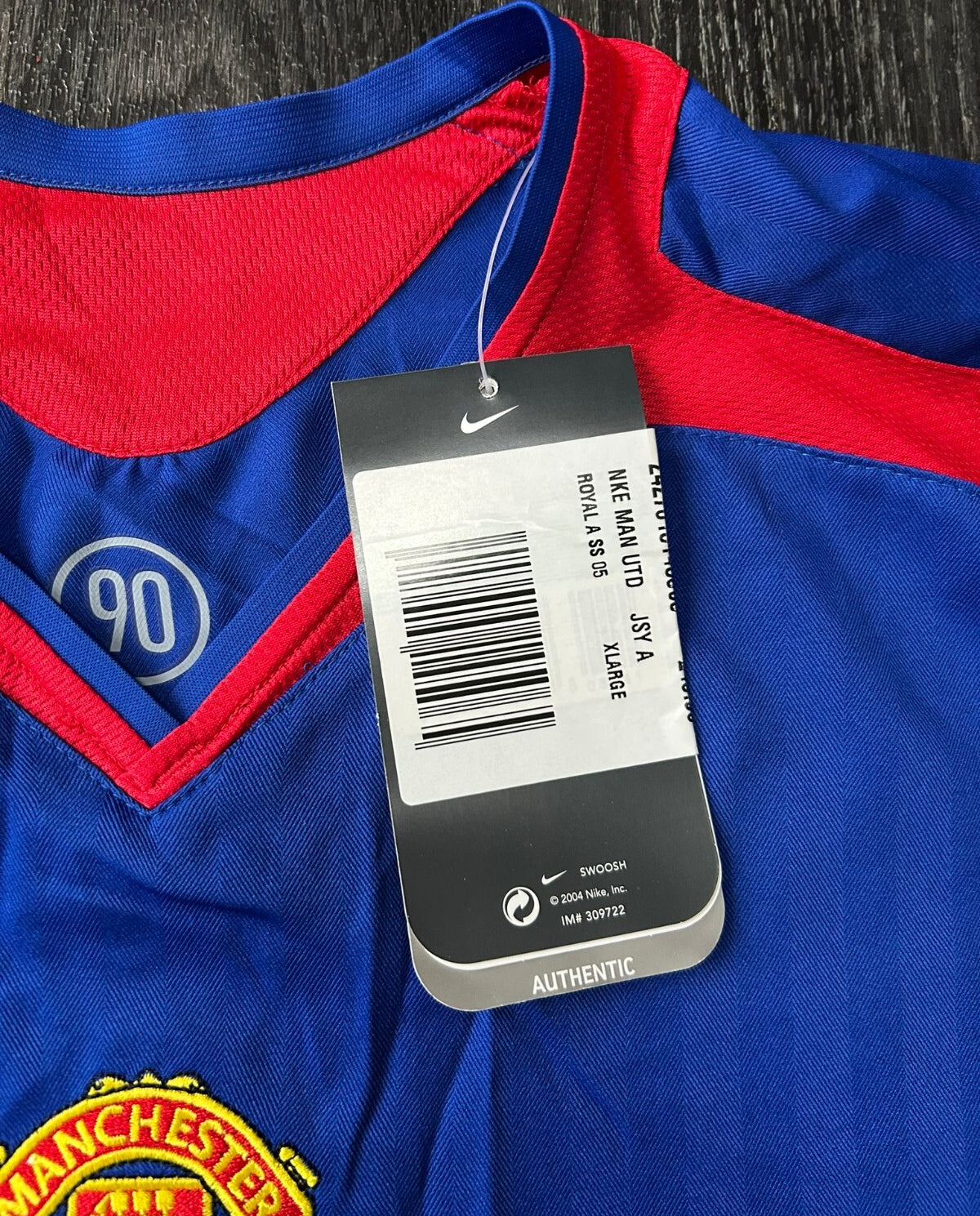 BRAND NEW Original Nike Manchester United 2005/2006 Away Shirt Mens Extra Large2