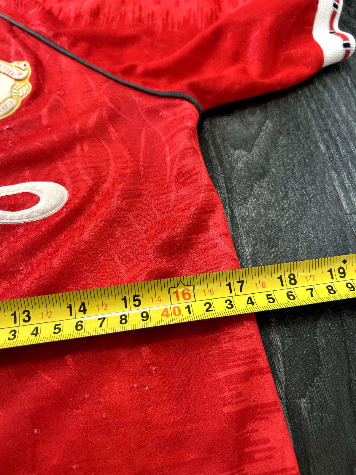 Original Authentic Adidas Manchester United 1990/1991 Home Shirt Mens Small16