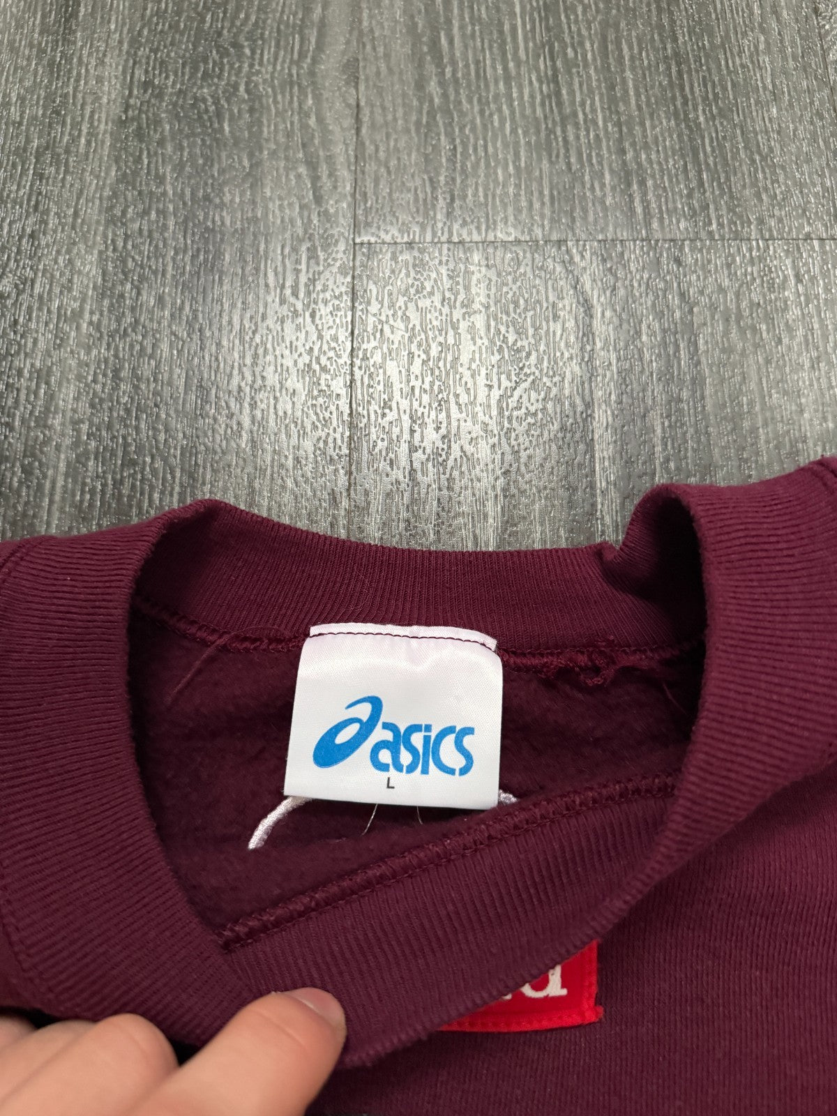 Original Asics Stoke City 1990s Training Jumper Sweatshirt Mens Large L2