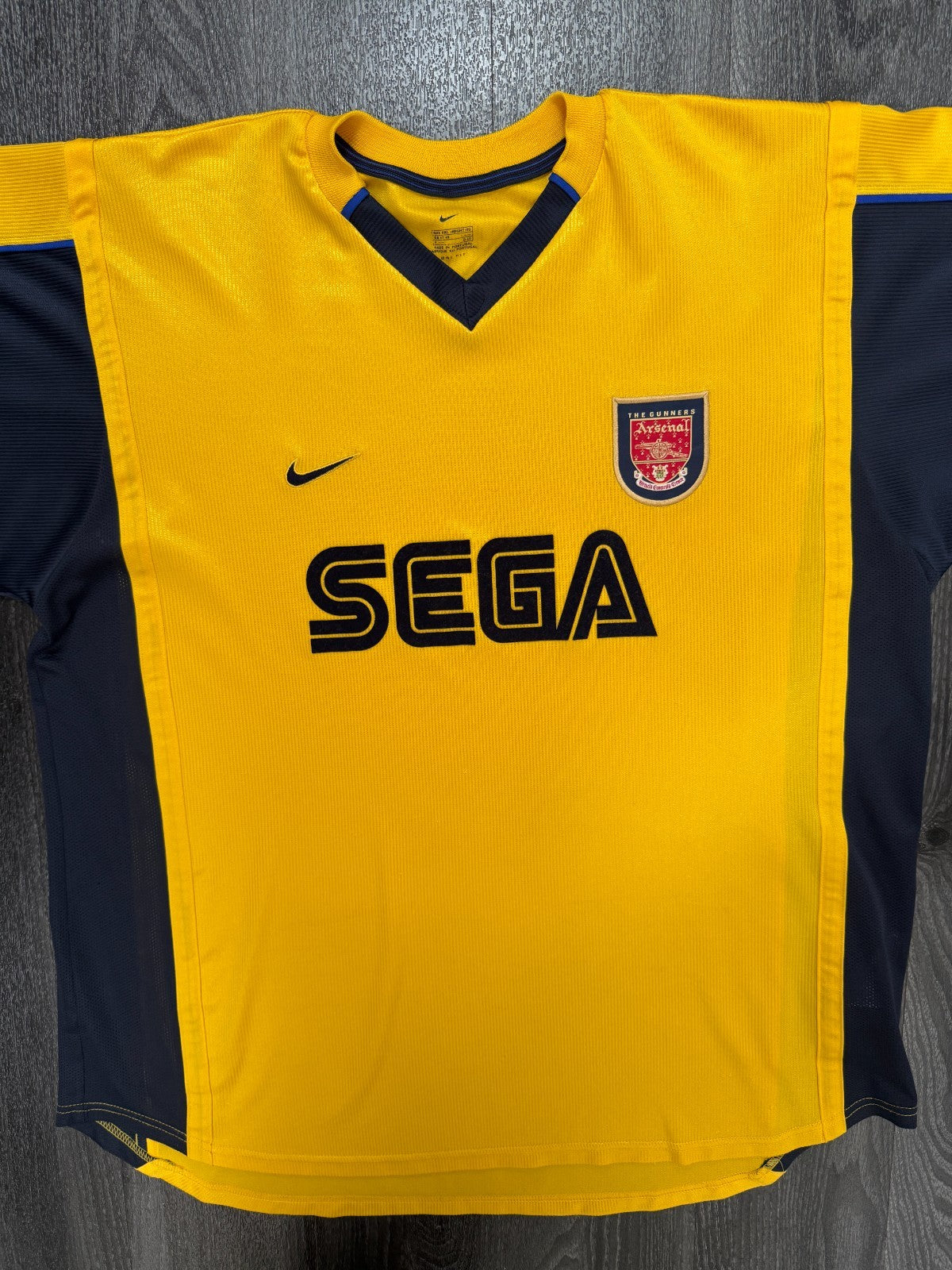 Original Nike Arsenal 1999/2000 Away Shirt Mens XXL 2XL0