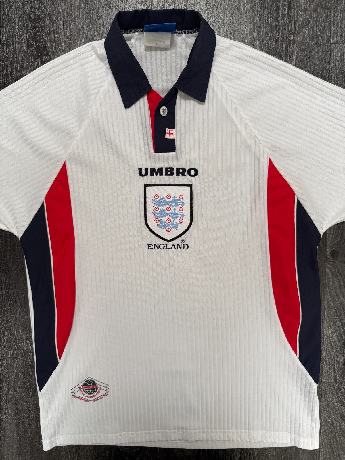 Original Umbro England 1998 Home Shirt Mens Large L0
