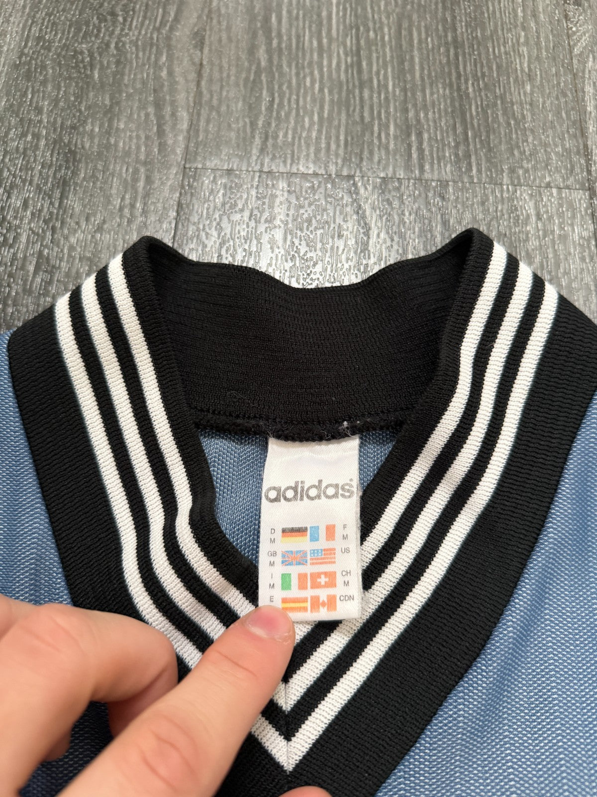 Original Adidas Newcastle United 1996/1997 Away Shirt Mens Medium M2