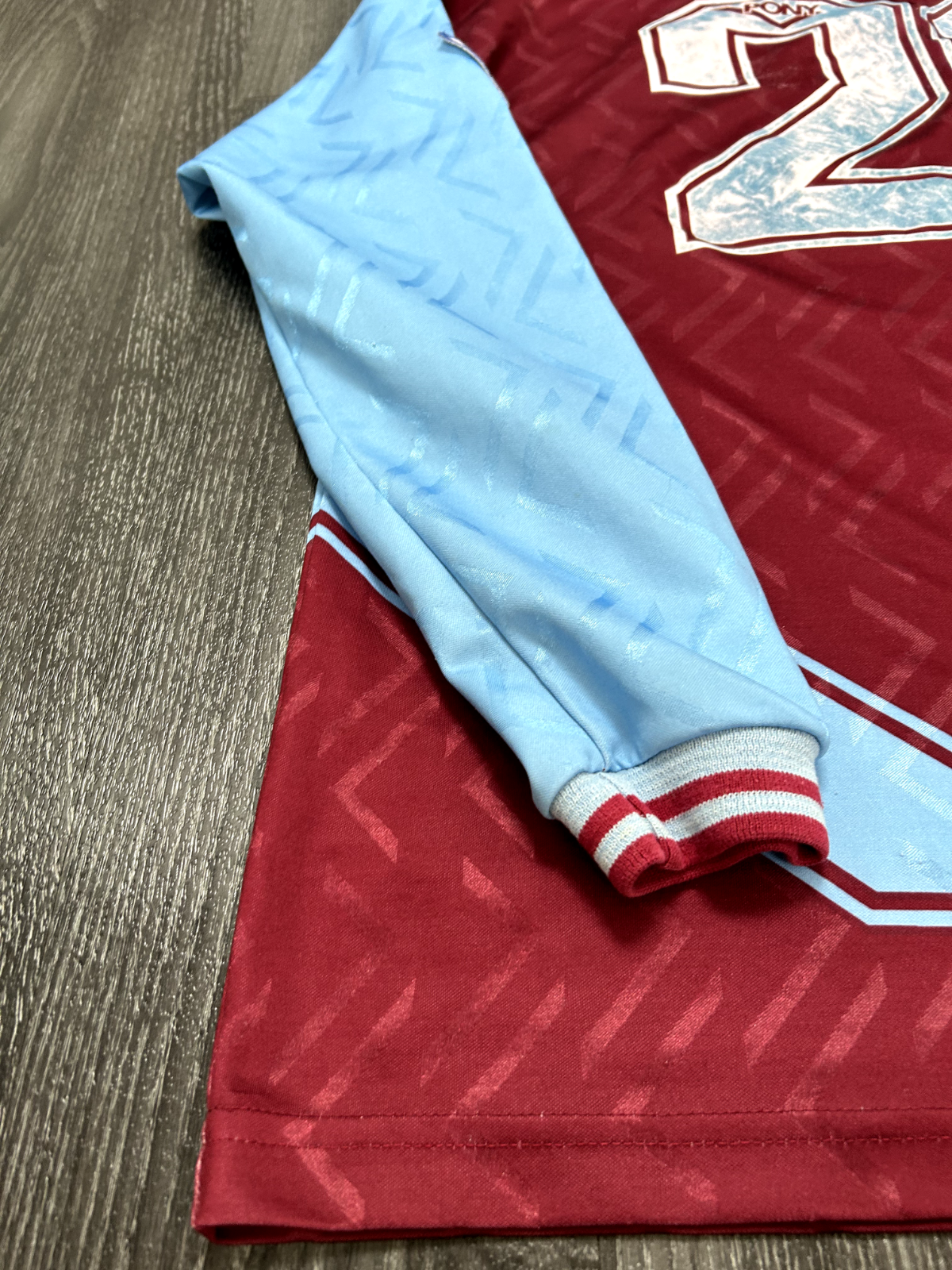 Authentic Pony West Ham United 1993/1994 Home Shirt Long Sleeve Rush 2813