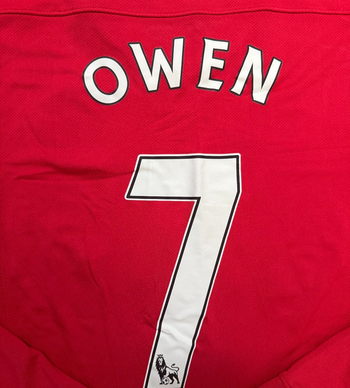 Nike Manchester United 2011/2012 Long Sleeve Home Shirt OWEN 7 Mens Small S1