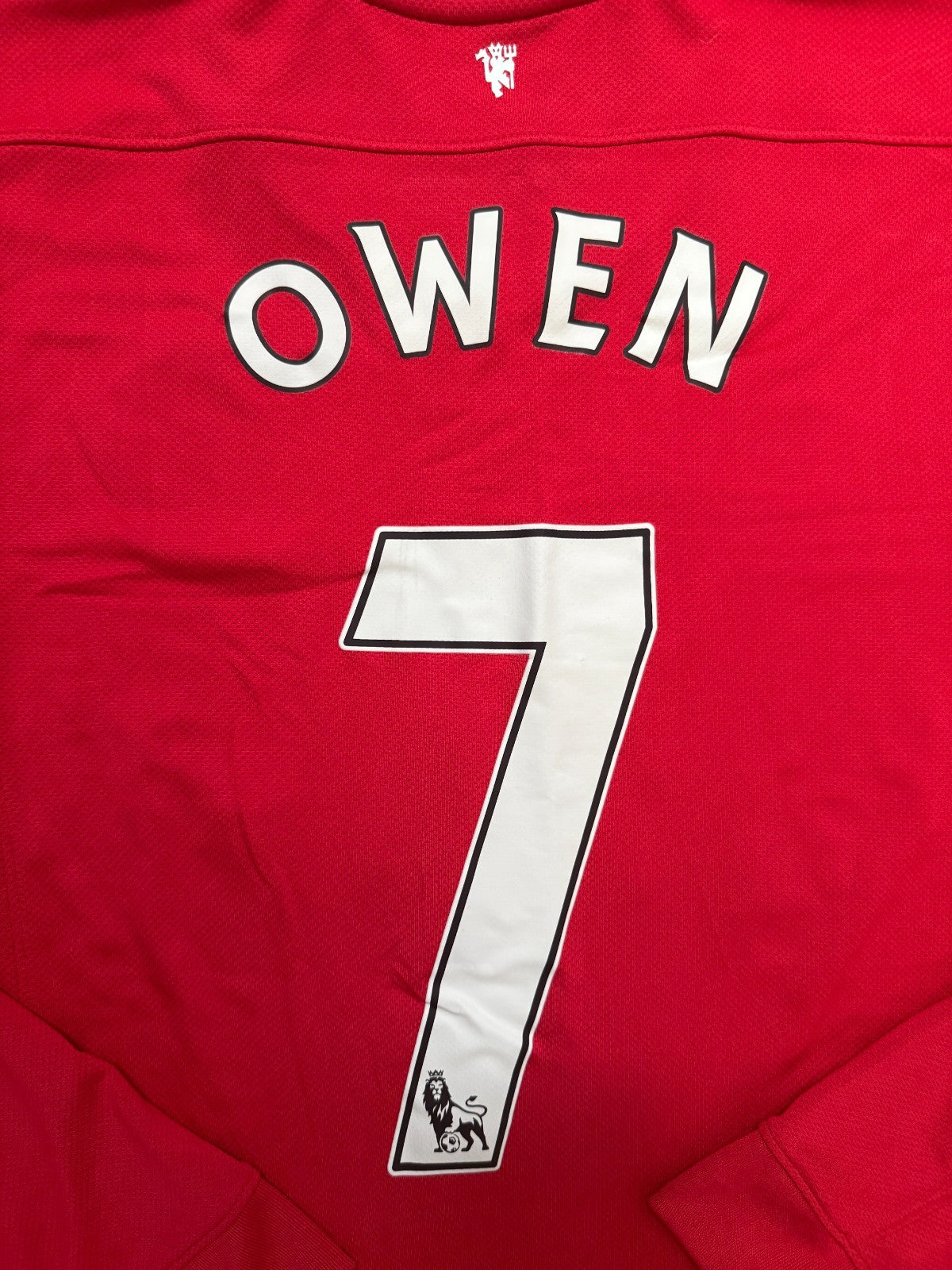 Nike Manchester United 2011/2012 Long Sleeve Home Shirt OWEN 7 Mens Small S1