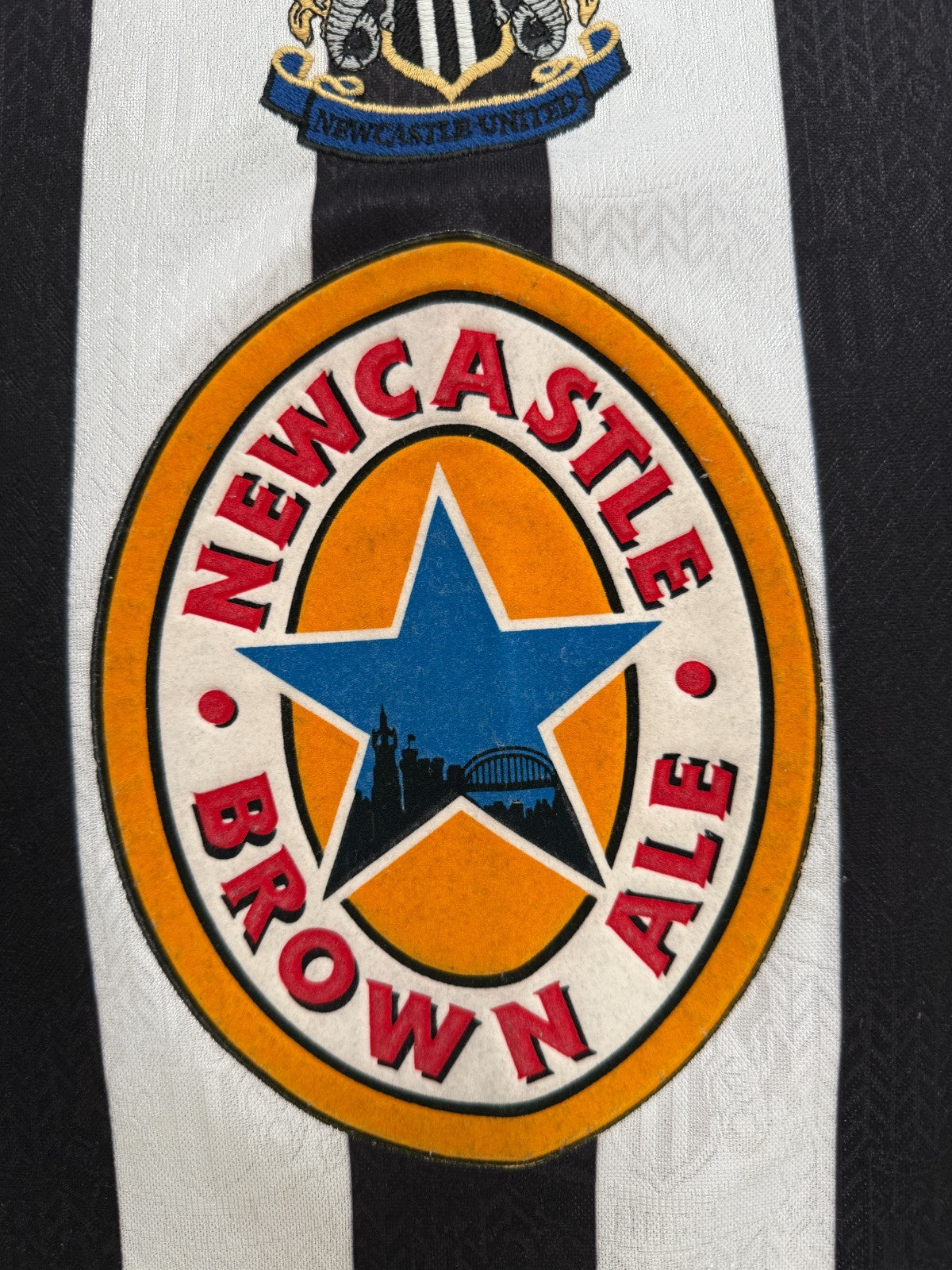 Original Adidas Newcastle United 1997/1998 Home Shirt Mens Large3