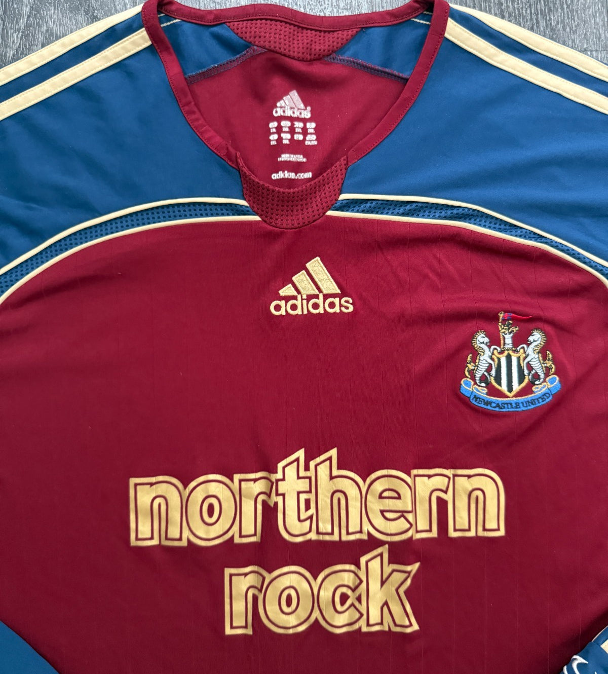 Original Adidas Newcastle United 2006/2007 Long Sleeve Away Shirt Mens XXL 2XL1