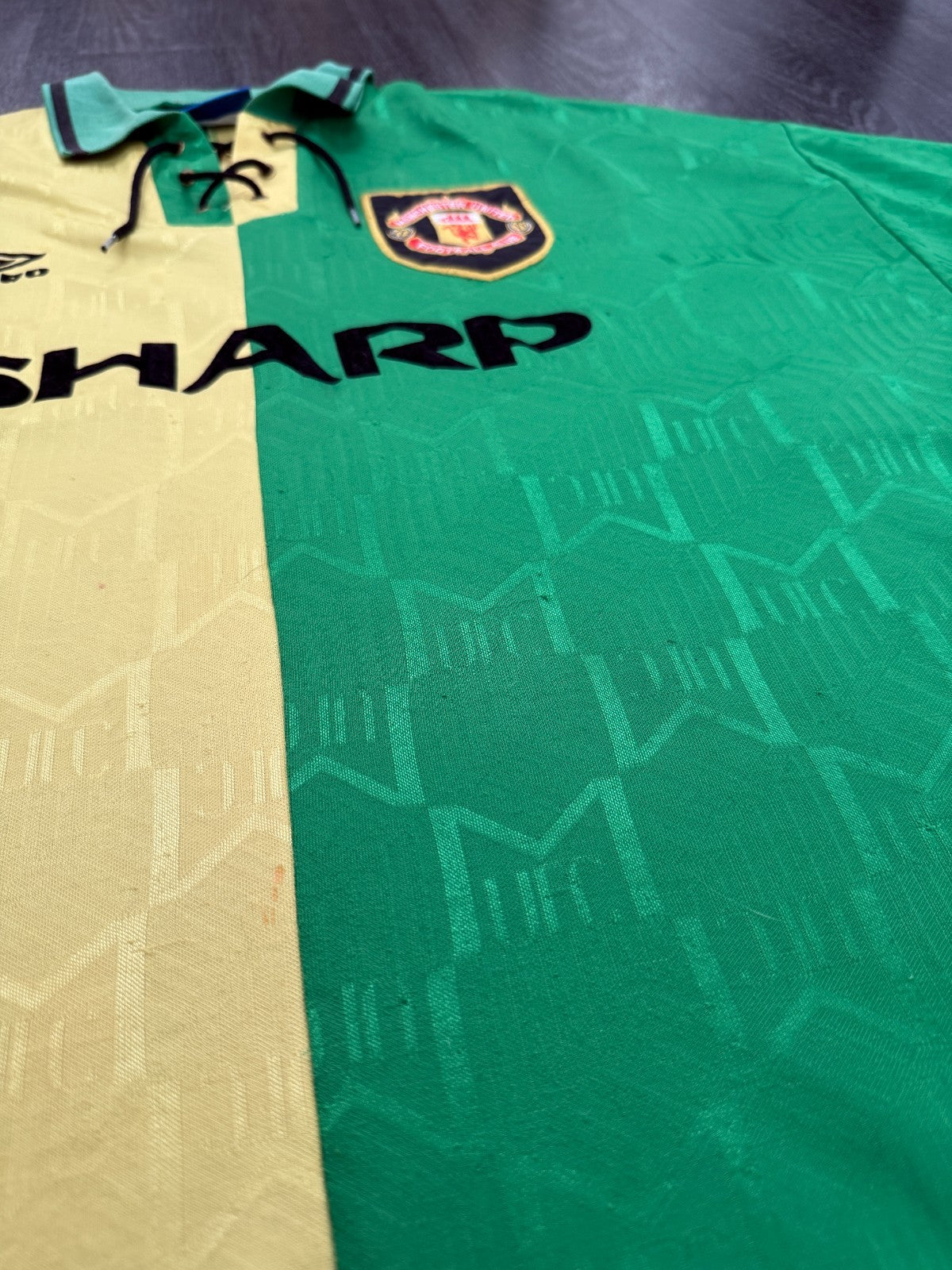 Original Umbro Manchester United 1992/1993 Third Shirt Mens Extra Large XL8