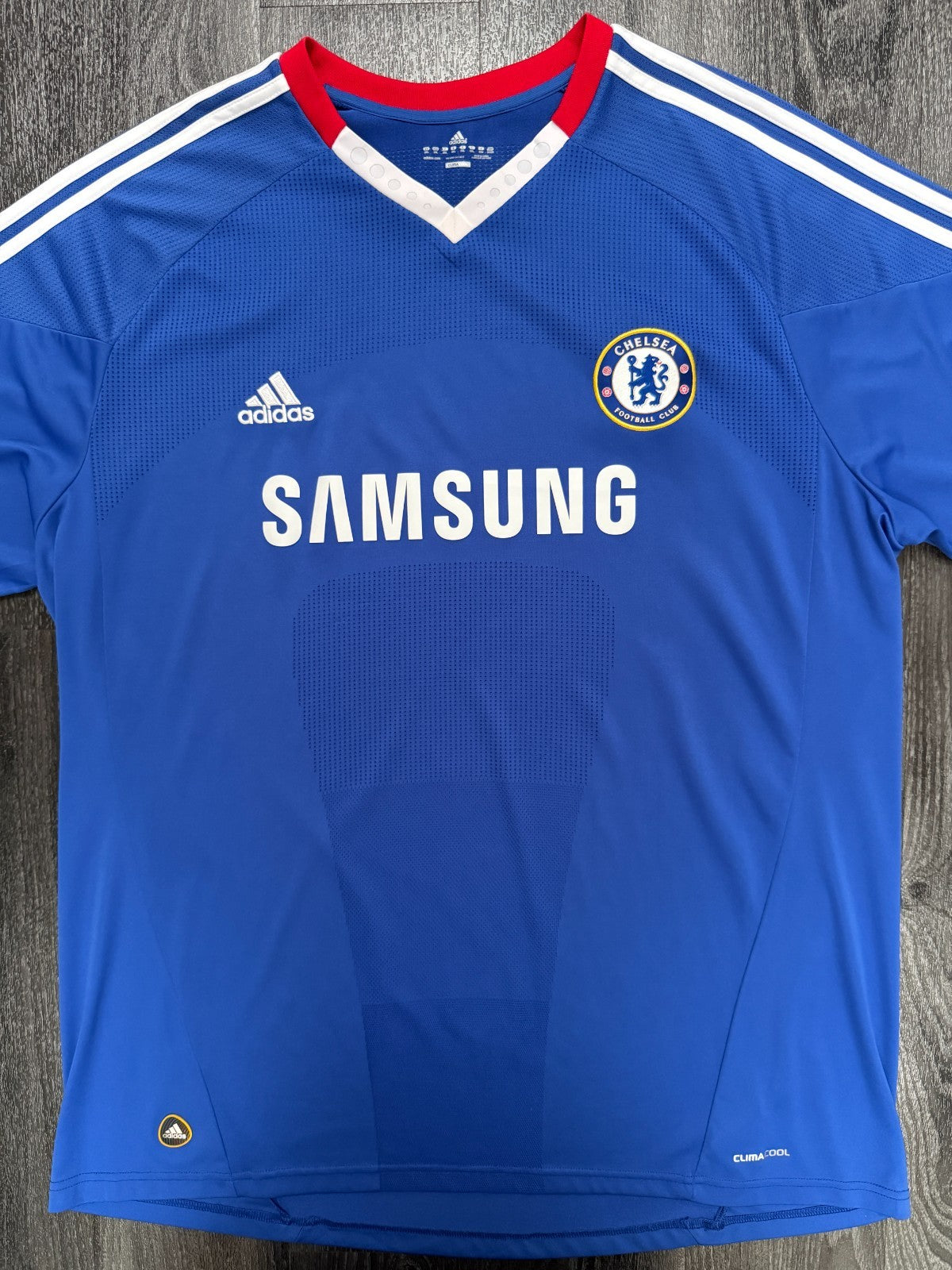 Original Adidas Chelsea 2010/2011 Home Shirt Mens XXL 2XL0