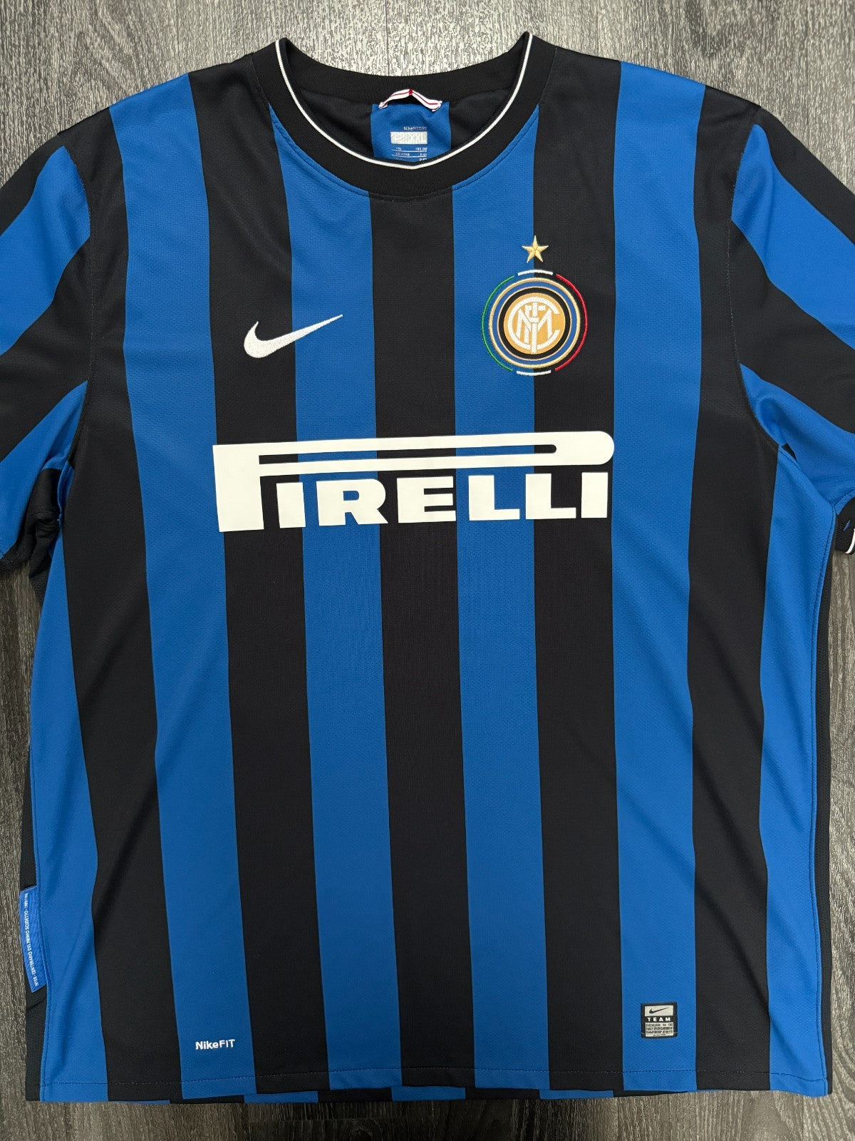Original Nike Inter Milan 2009/2010 Home Shirt MAICON 13 Mens XXL 2XL3