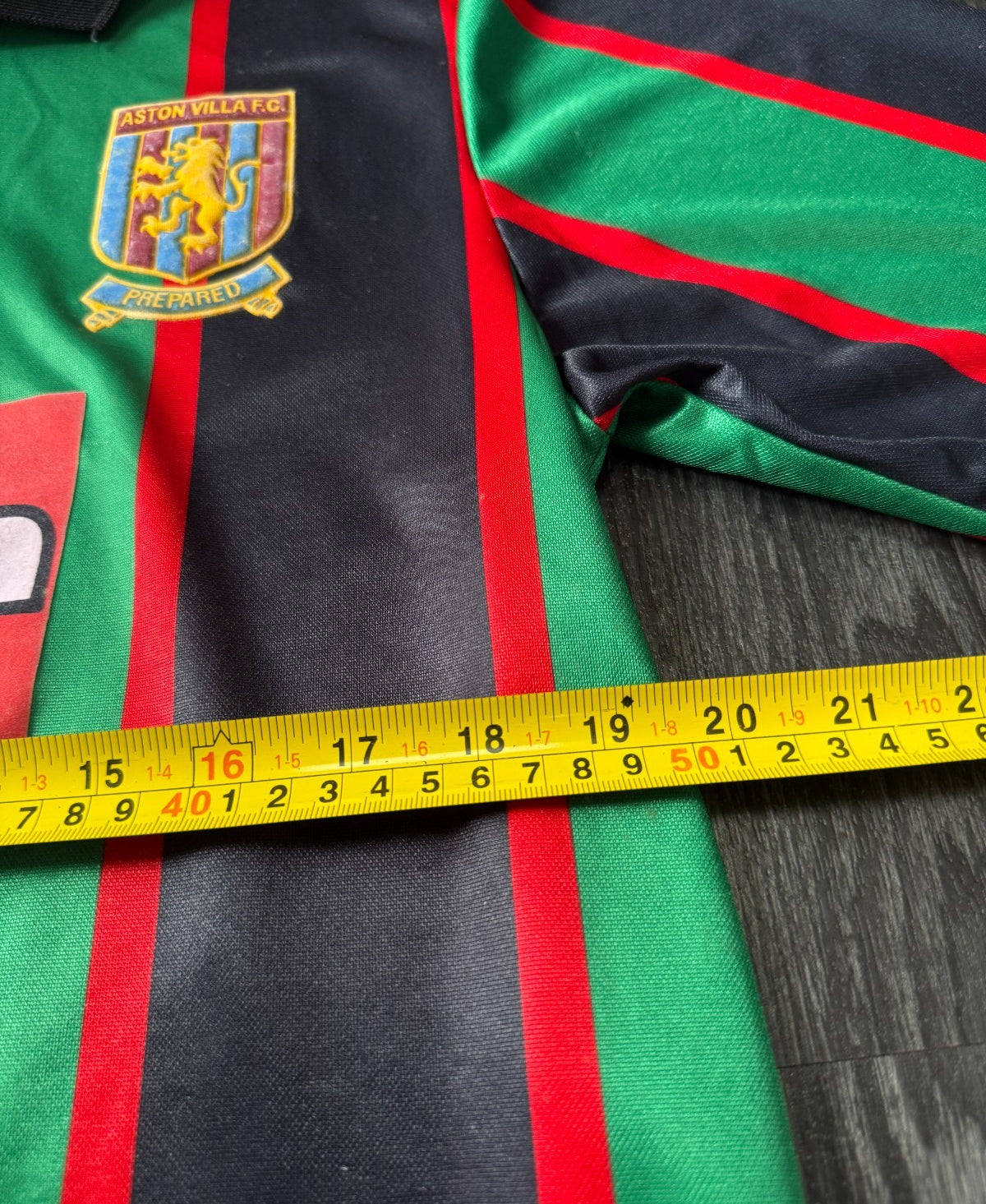 Original Authentic Asics Aston Villa 1993/1994 Away Shirt Mens Medium6