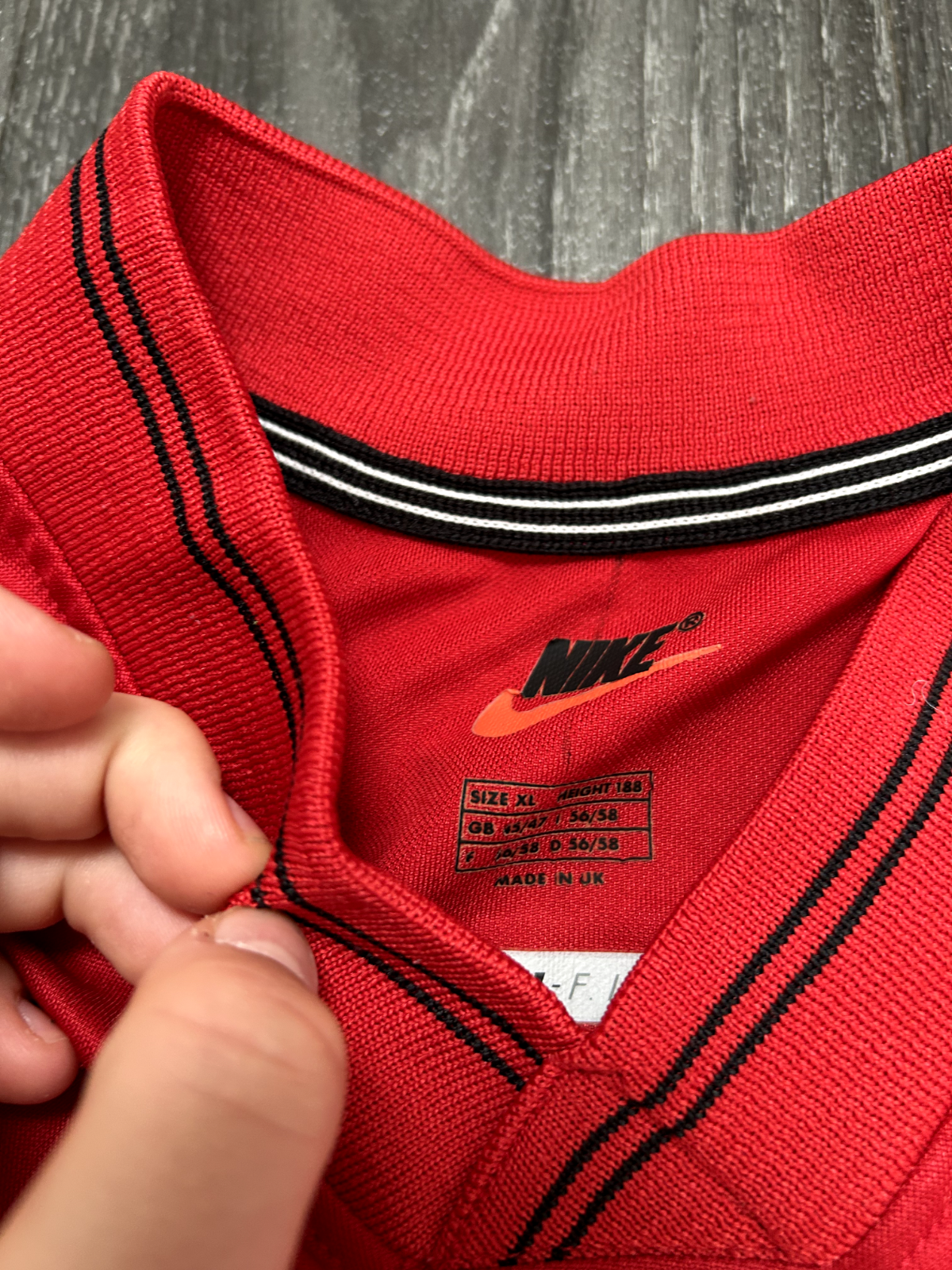 Original Authentic Nike Poland 1998 Away Shirt Long Sleeve Mens Extra Large7