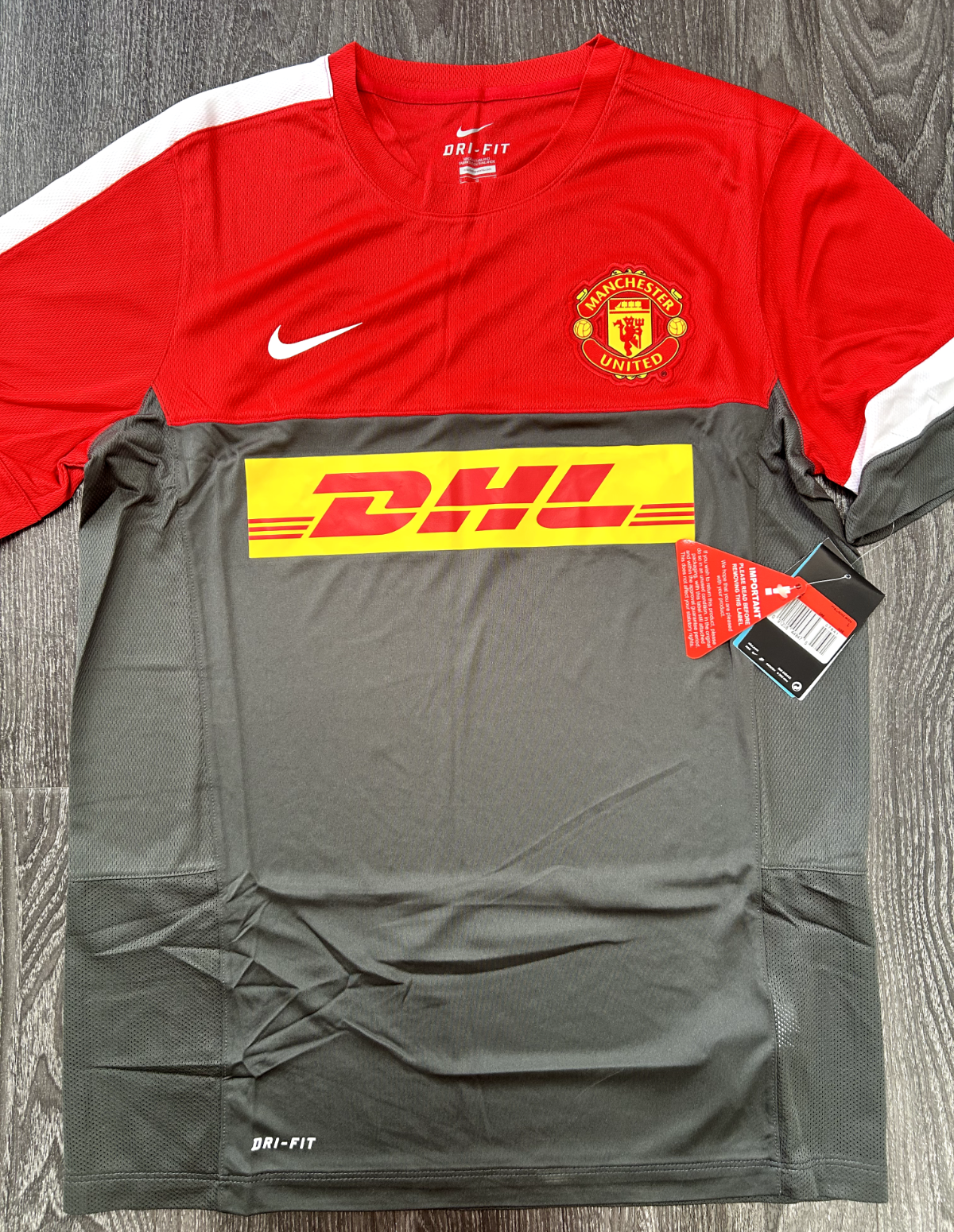 BRAND NEW Authentic Nike Manchester United 2012/2013 Training Shirt Mens Large0
