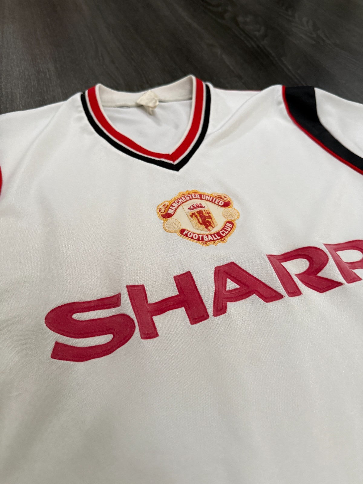 Original Adidas Manchester United 1984/1985 Away Shirt Mens Medium4
