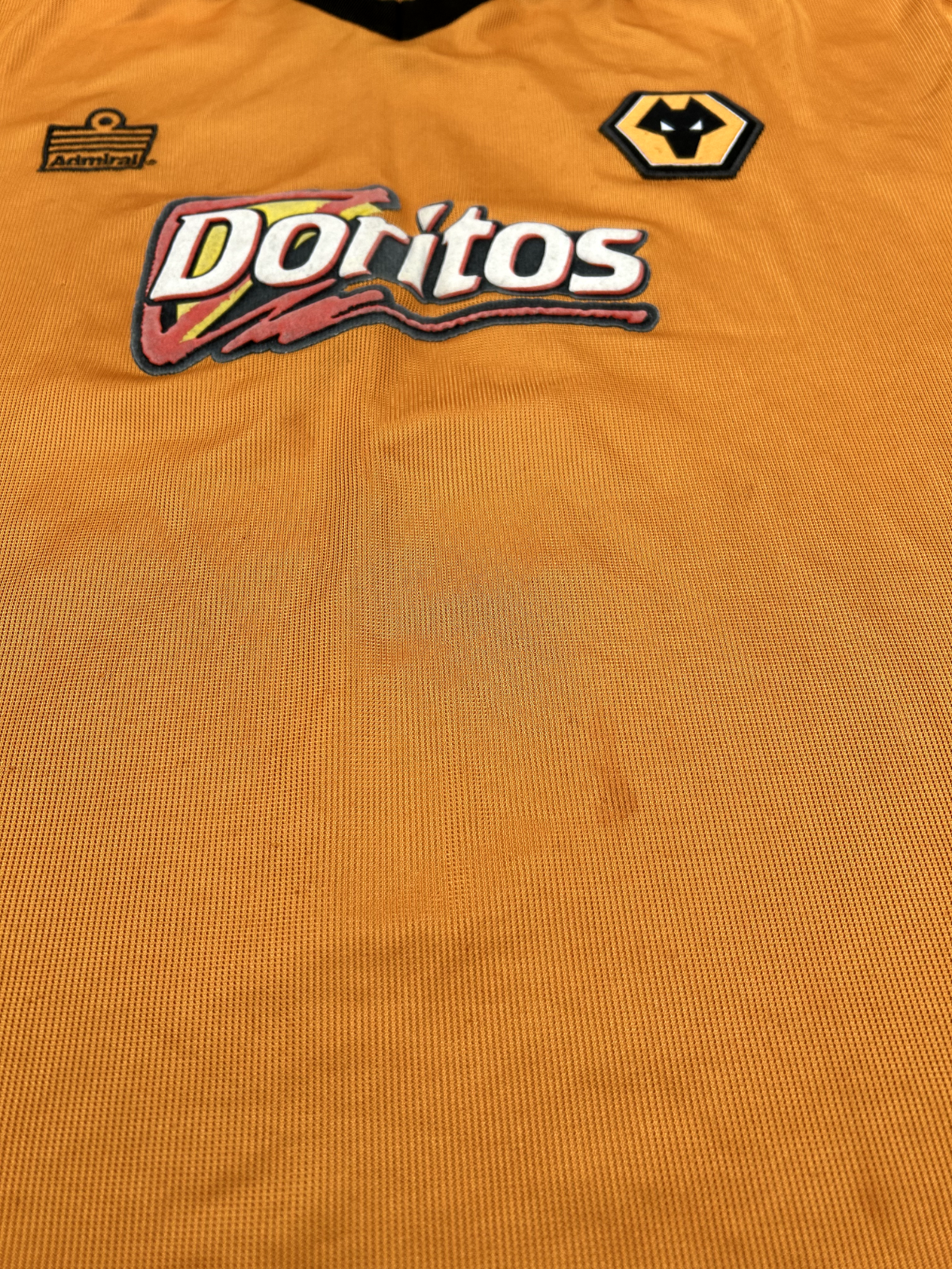 Admiral Wolverhampton Wanderers 2002/2003 Home Shirt Byles 13 Mens Large9