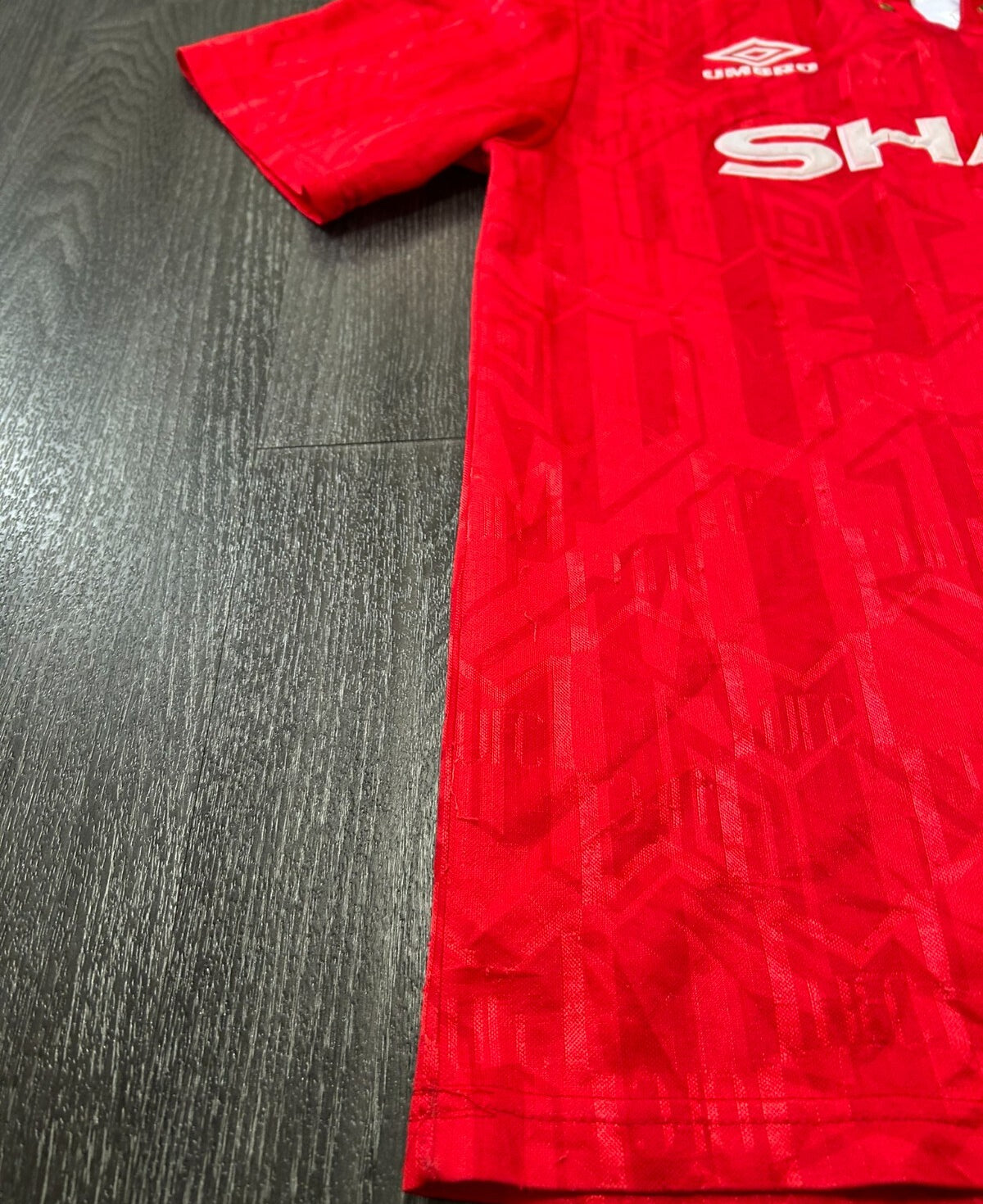 Original Authentic Umbro Manchester United 1992/1993 Home Shirt Mens Medium4