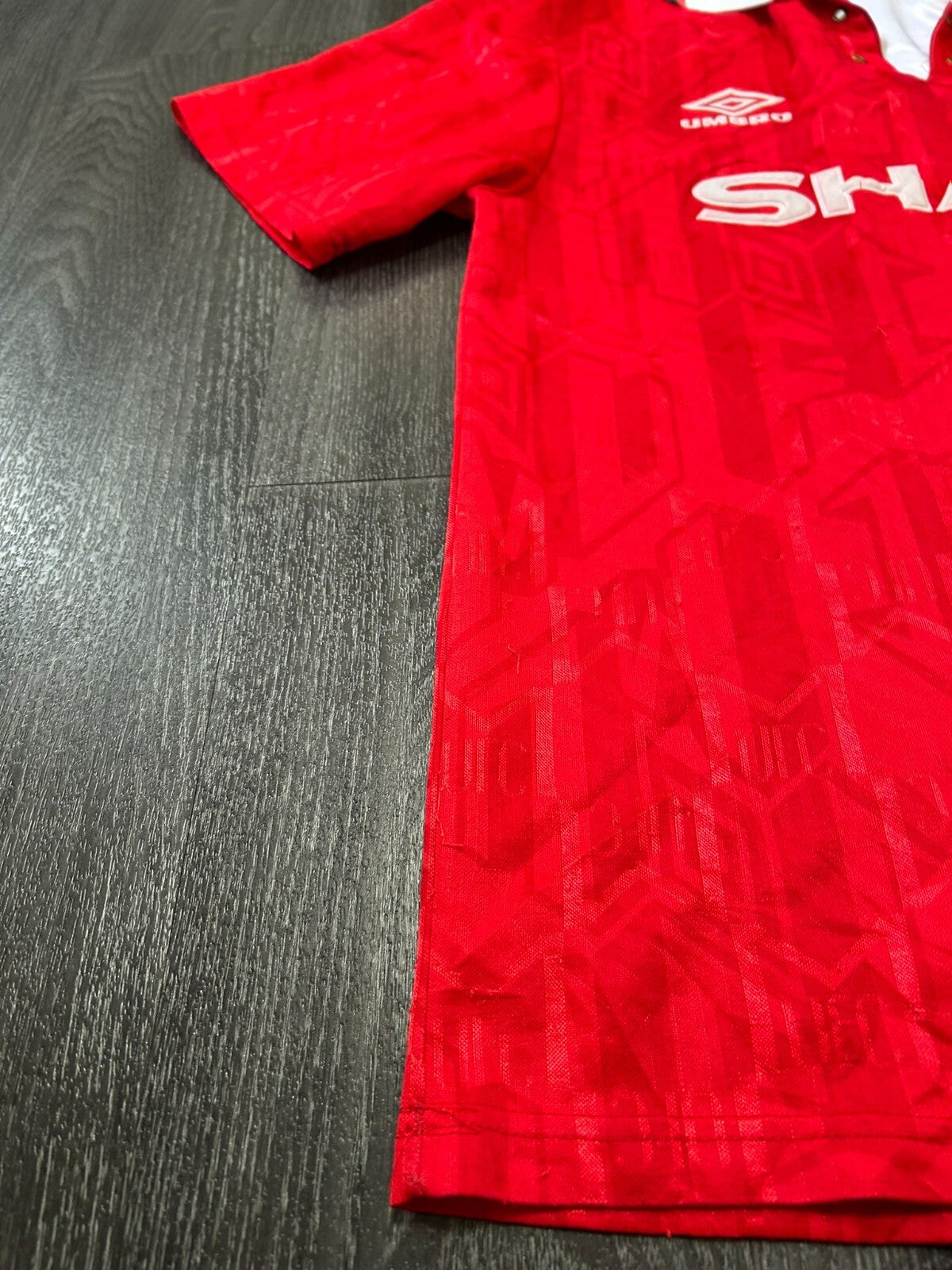 Original Authentic Umbro Manchester United 1992/1993 Home Shirt Mens Medium4