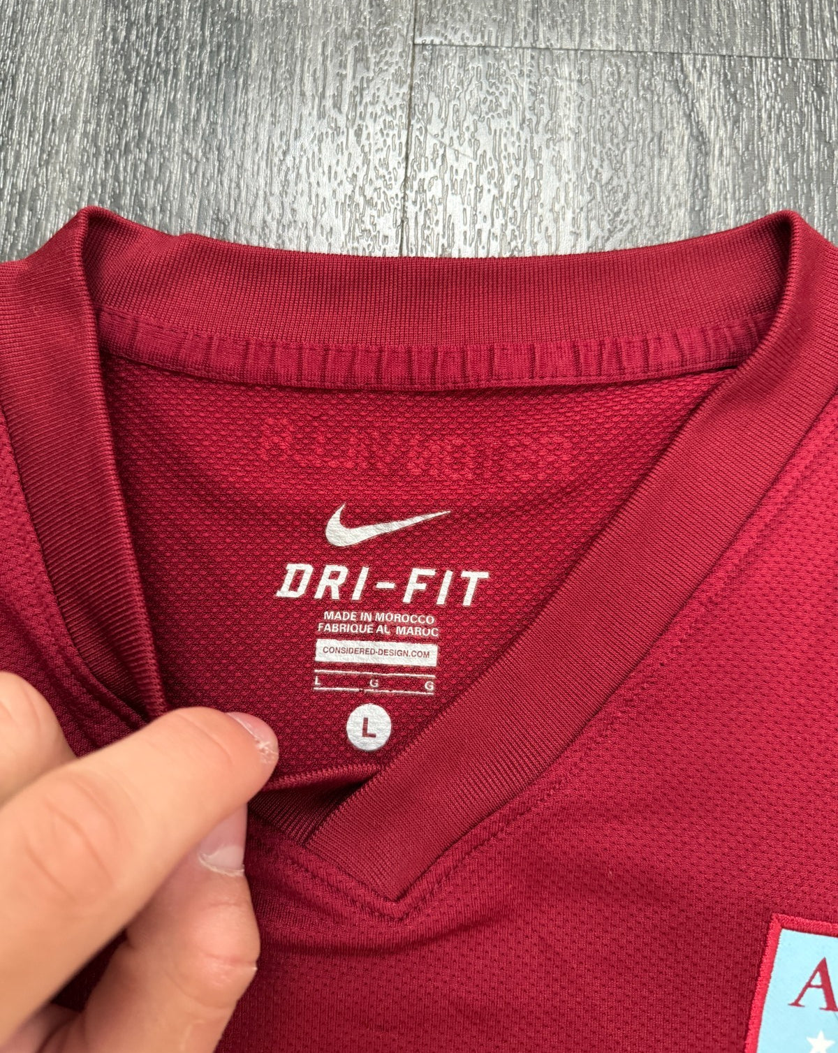 Original Authentic Nike Aston Villa 2010/2011 Home Shirt Mens Large2