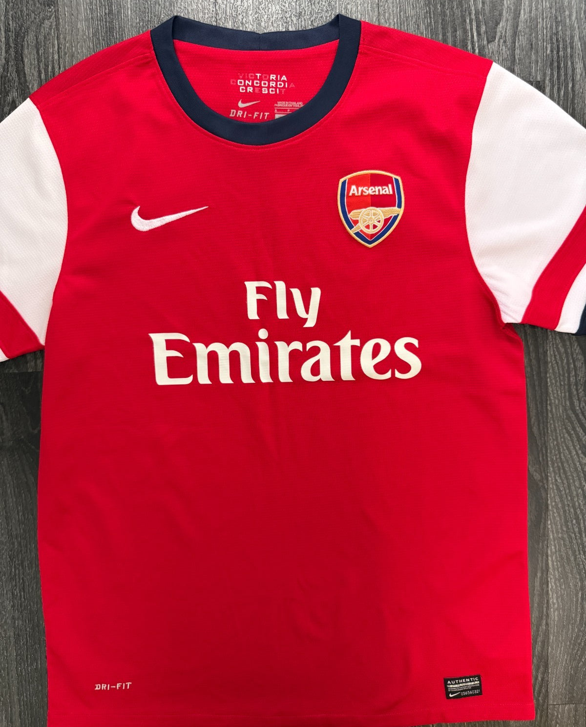 Original Authentic Nike Arsenal 2012/2013 Home Shirt Mens Small0