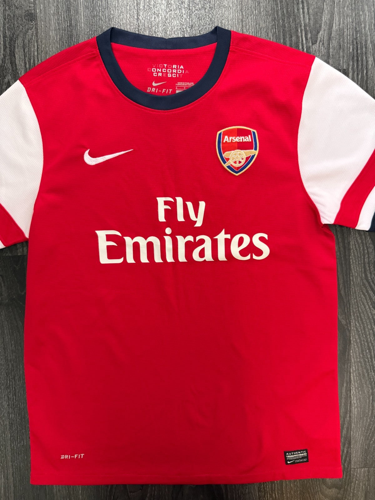 Original Authentic Nike Arsenal 2012/2013 Home Shirt Mens Small0