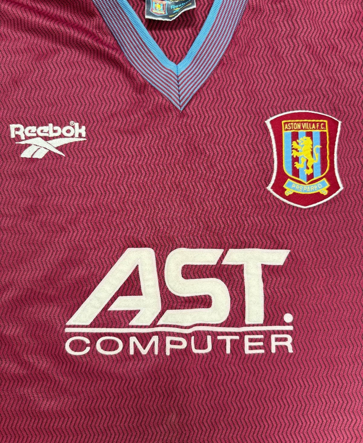 Original Authentic Reebok Aston Villa 1997/1998 Home Shirt Mens Large1