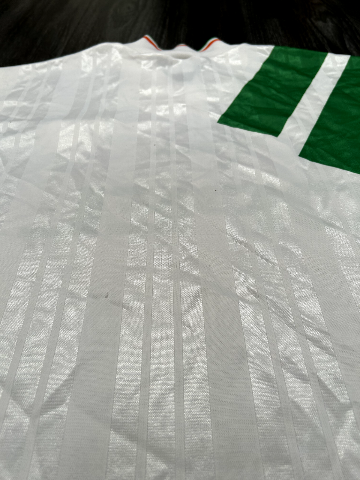 Original Authentic Adidas Republic of Ireland 1992 1994 Away Shirt Mens Large18