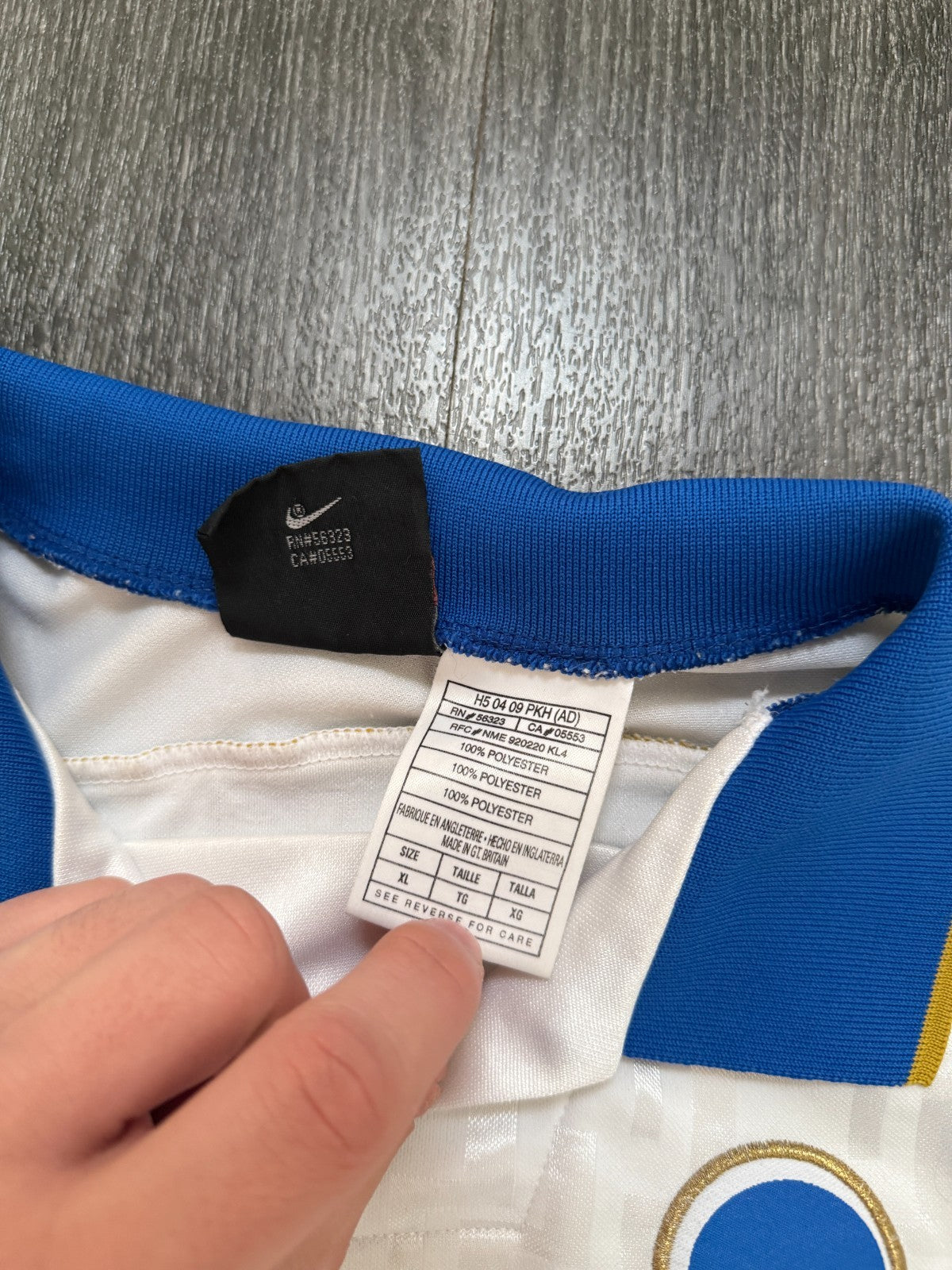 Original Nike Italy 1995 Away Shirt Mens Extra Large XL2