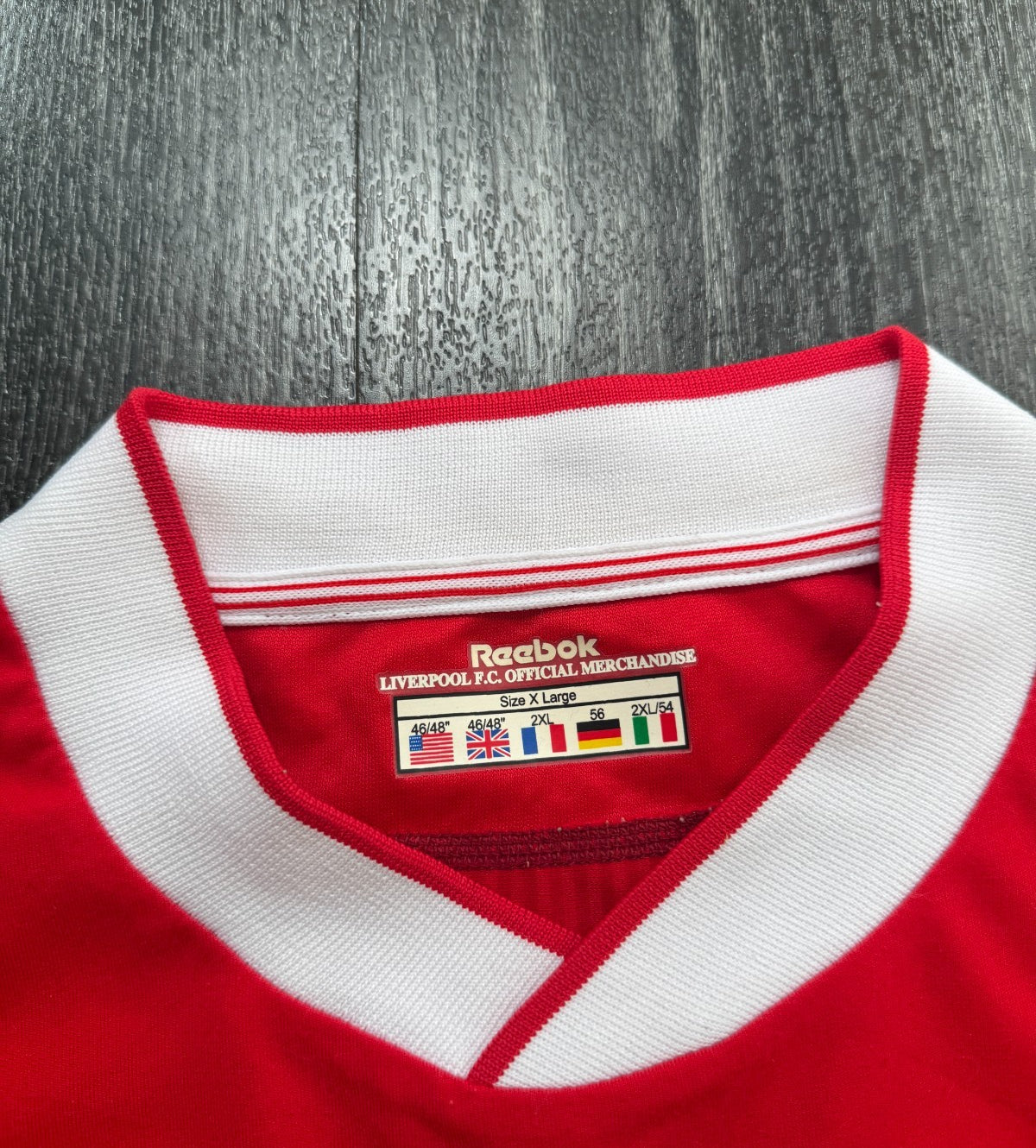 Original Reebok Liverpool 2002/2003 Home Shirt Mens Extra Large XL2