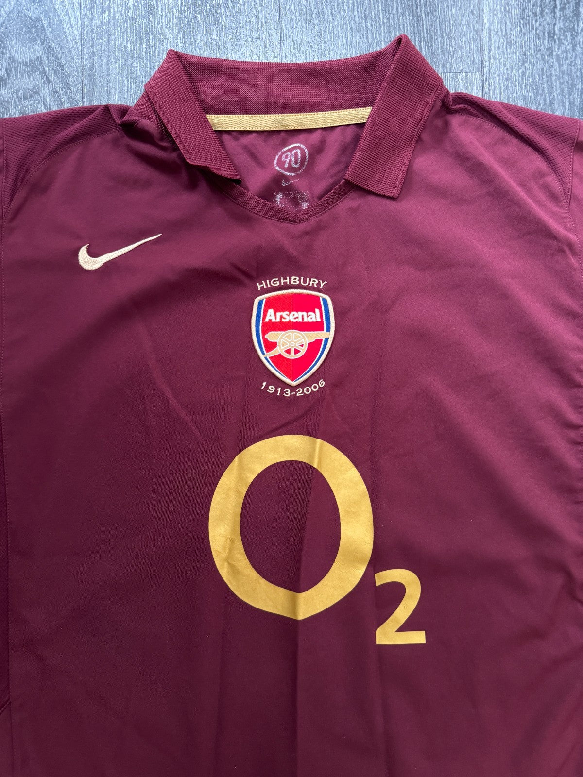 Original Authentic Nike Arsenal 2005/2006 Highbury Home Shirt Mens Medium1