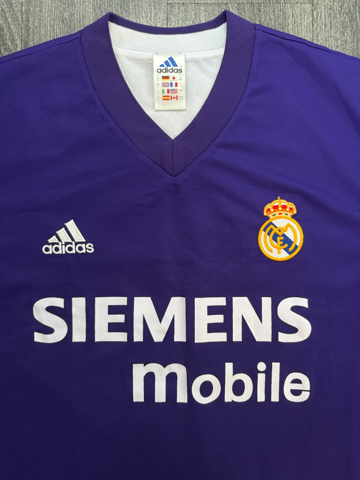 Original Adidas Real Madrid 2001/2002 Centenary Third Shirt Mens Large1