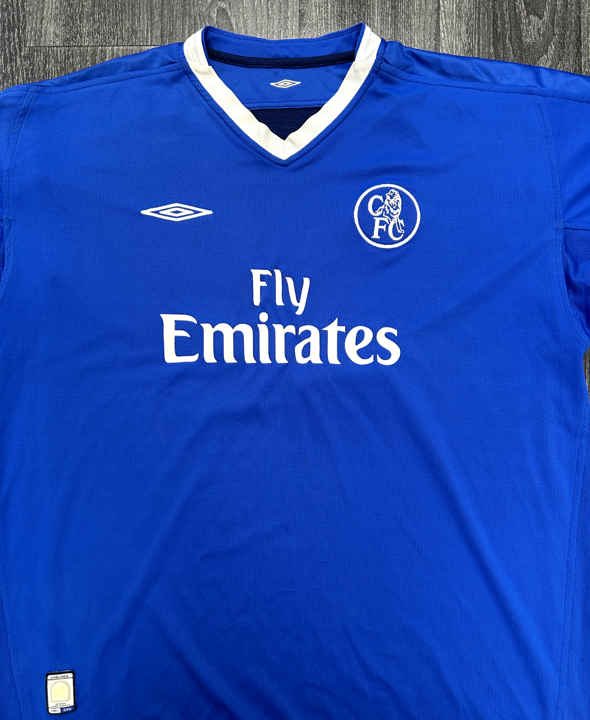 Original Authentic Umbro Chelsea 2003/2004 Home Shirt Duff 21 Mens XXL 2XL1