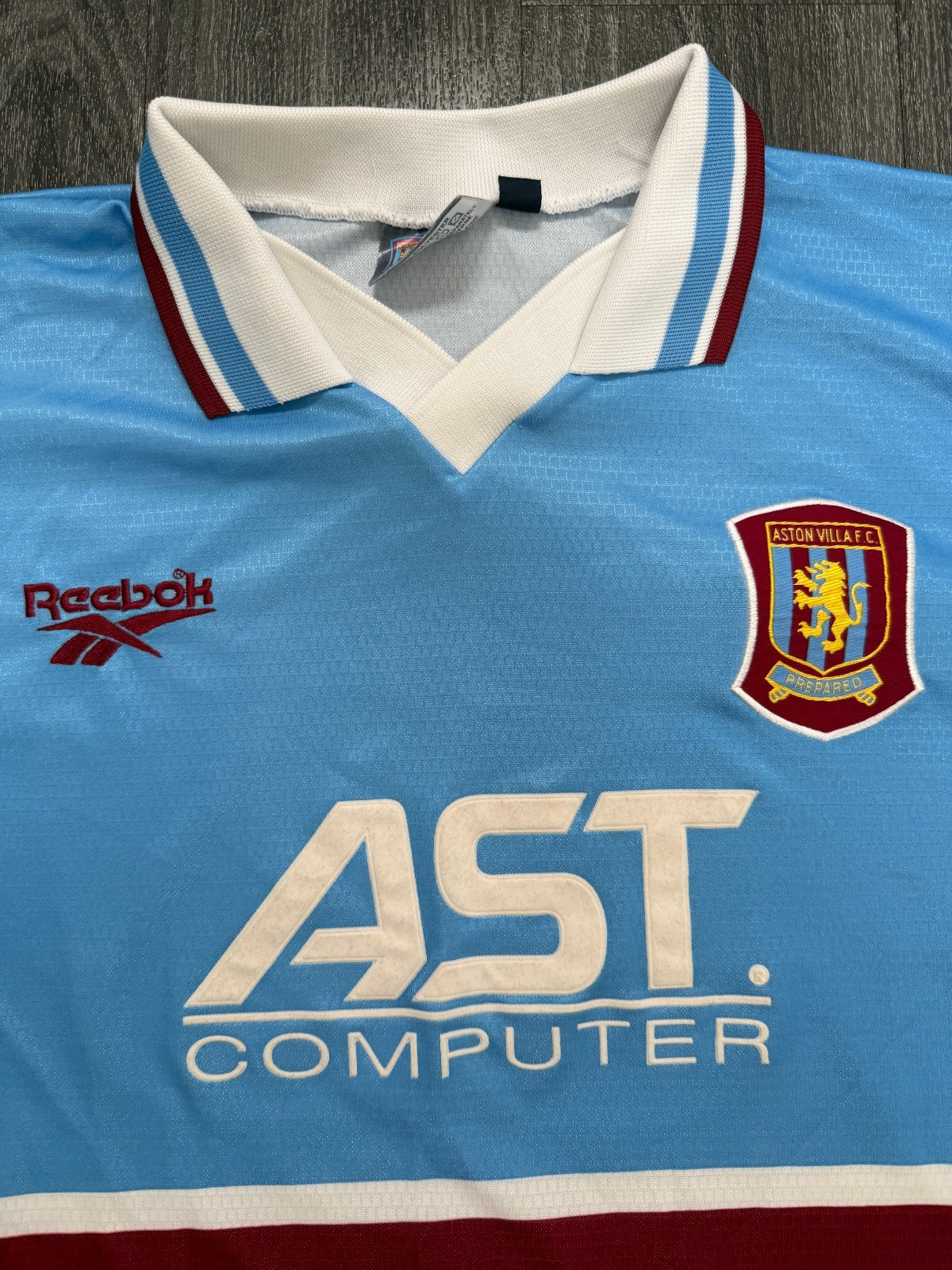 Original Authentic Reebok Aston Villa 1997/1998 Away Shirt Mens XXL 2XL1