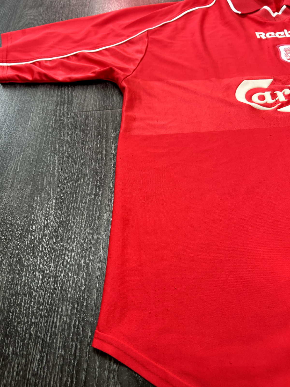 Original Authentic Reebok Liverpool 2001/2002 Home Shirt Mens Large7