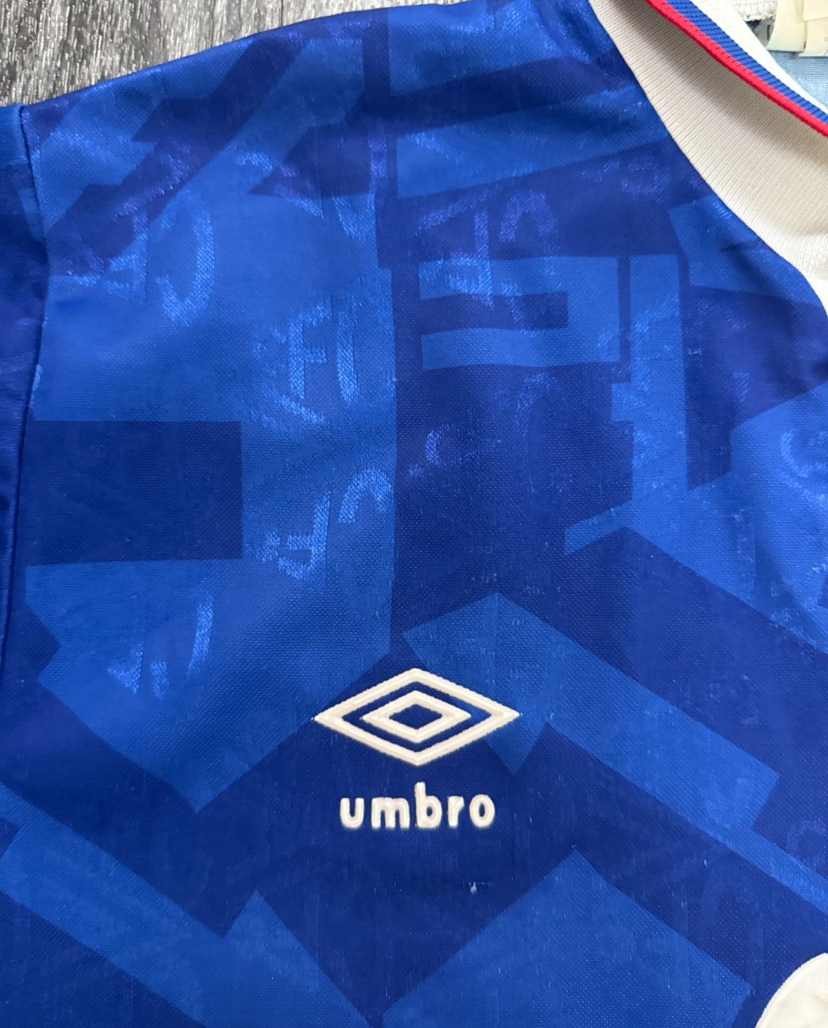Original Authentic Umbro Chelsea 1991/1992 Home Shirt Mens LArge3