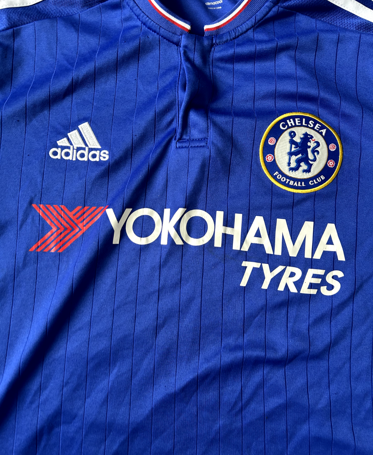 Original Authentic Adidas Chelsea 2015/2016 Home Shirt Large Mens1