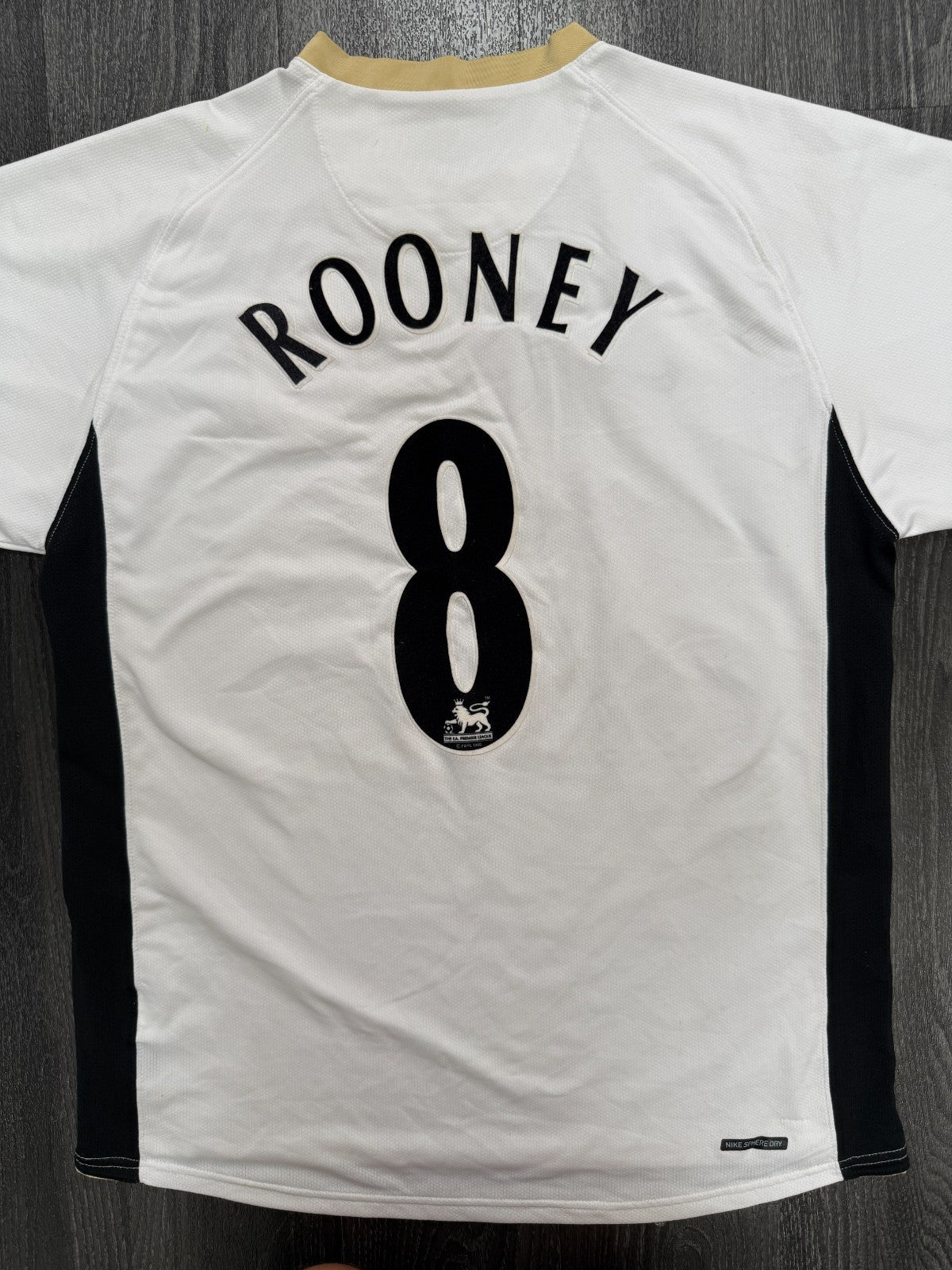 Original Nike Manchester United 2006/2007 Away Shirt ROONEY 8 Mens Large0