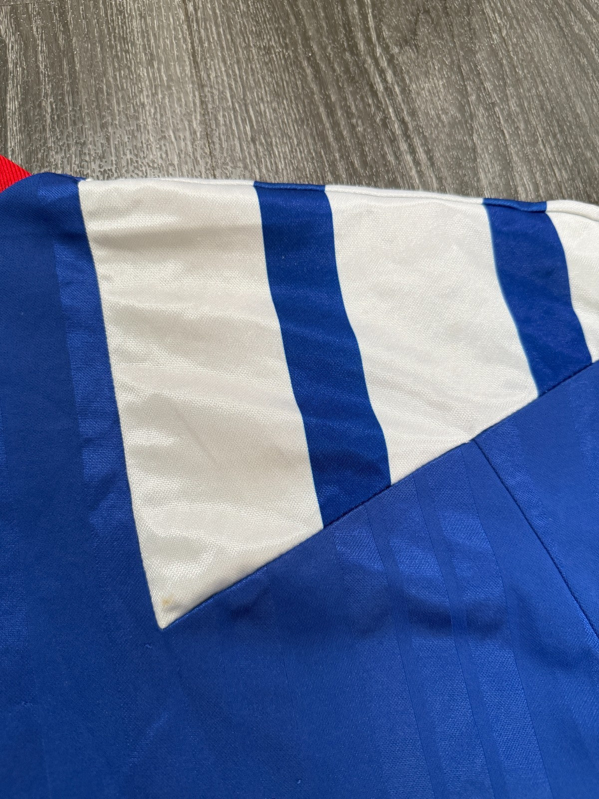 Original Authentic Adidas Rangers 1992/1993 Home Shirt Mens Large10