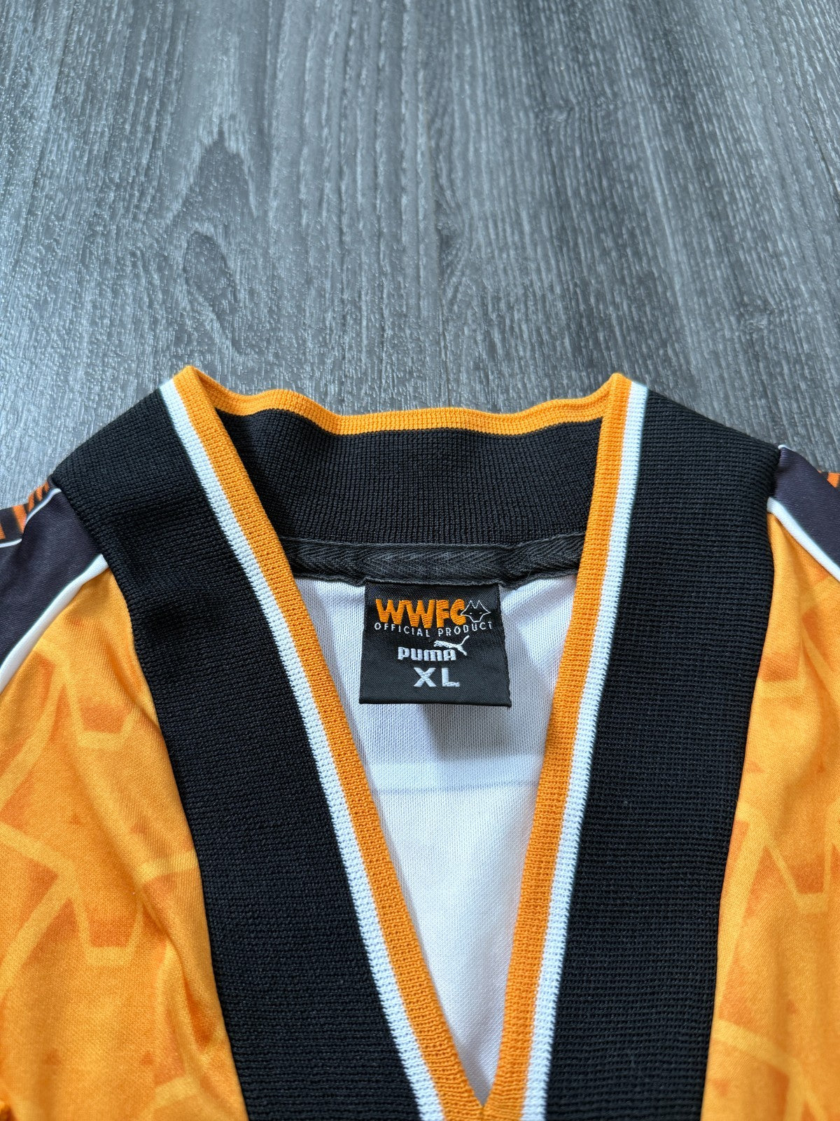 PUMA Wolverhampton Wanderers Wolves 1996/1997 Long Sleeve Home Shirt Mens XL6