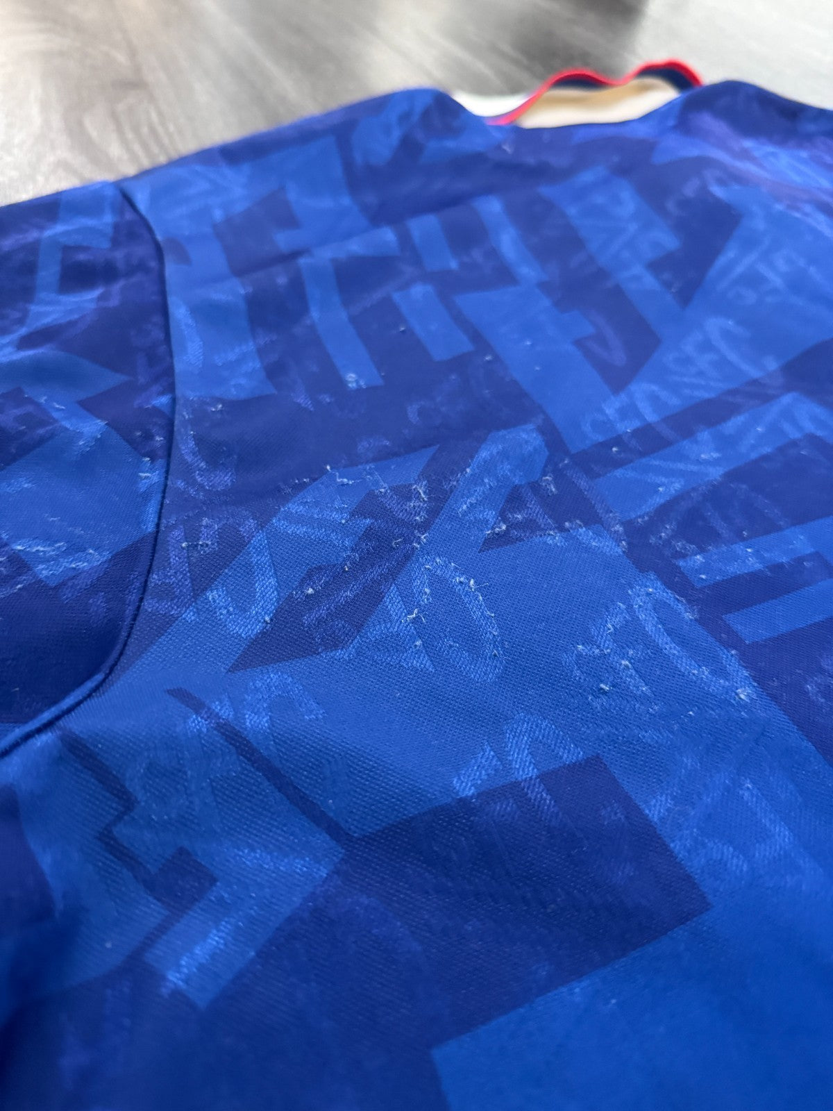 Original Authentic Umbro Chelsea 1991/1992 Home Shirt Mens LArge12