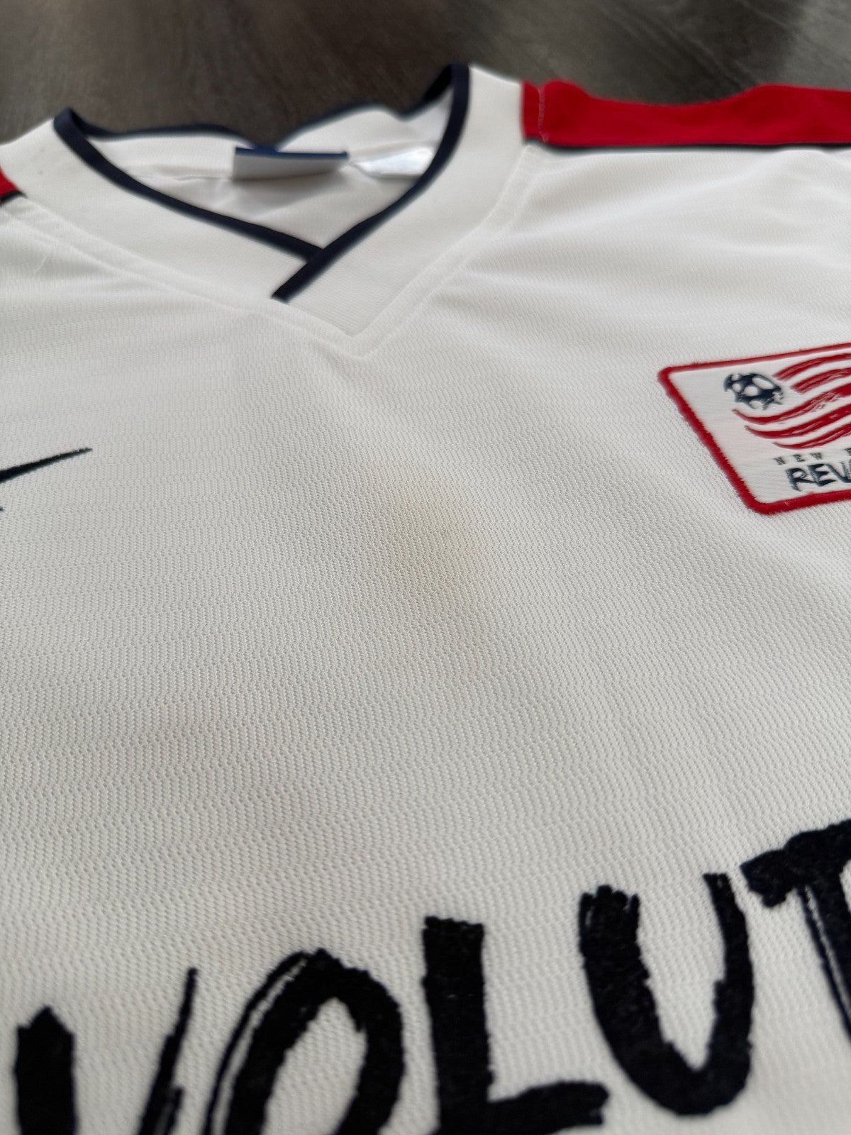 Original Authentic Reebok New England Revolution 1999 Away Shirt Mens XXL 2XL3