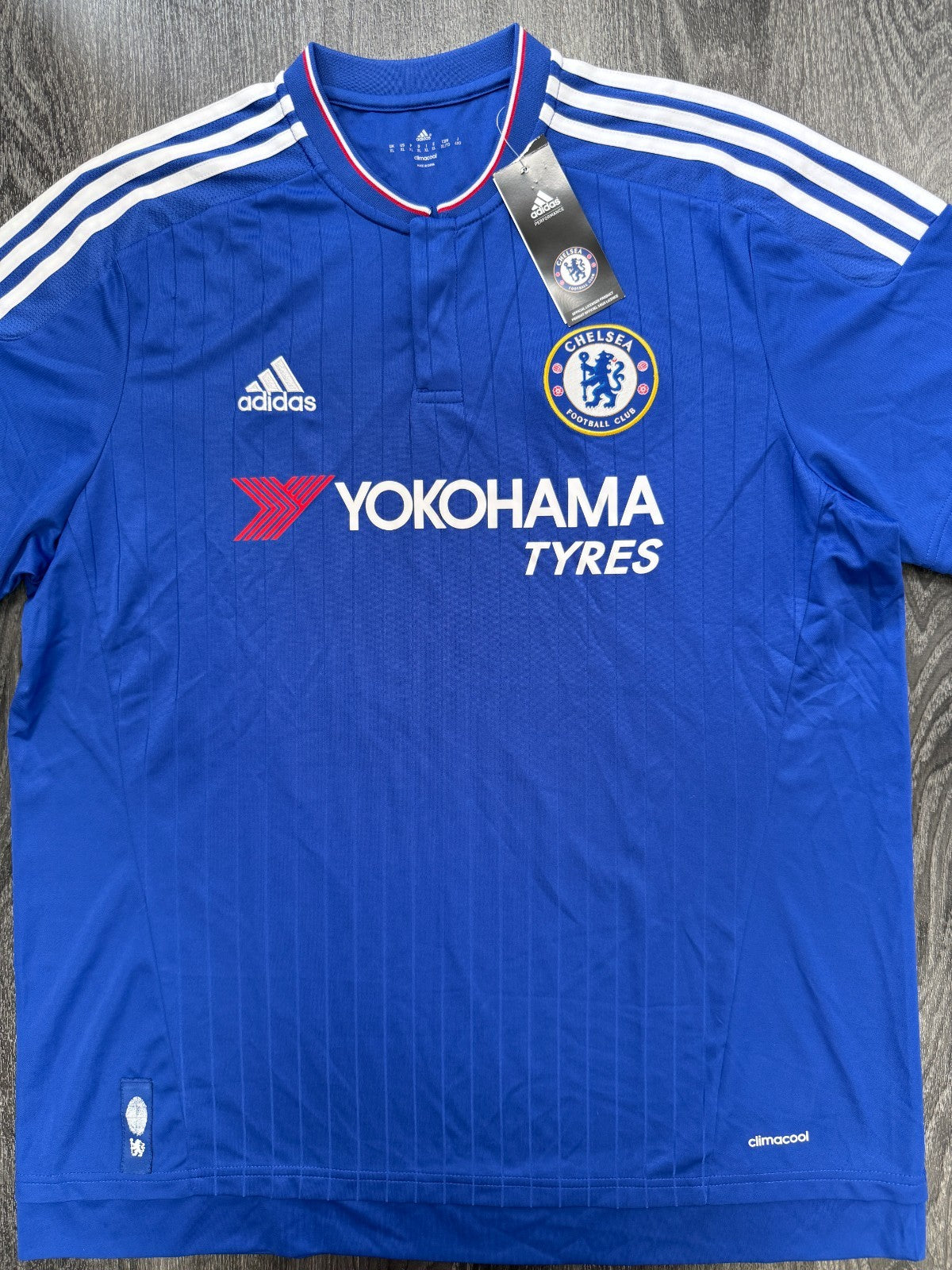 BNWT Original Adidas Chelsea 2015/2016 Home Shirt Mens Extra Large0